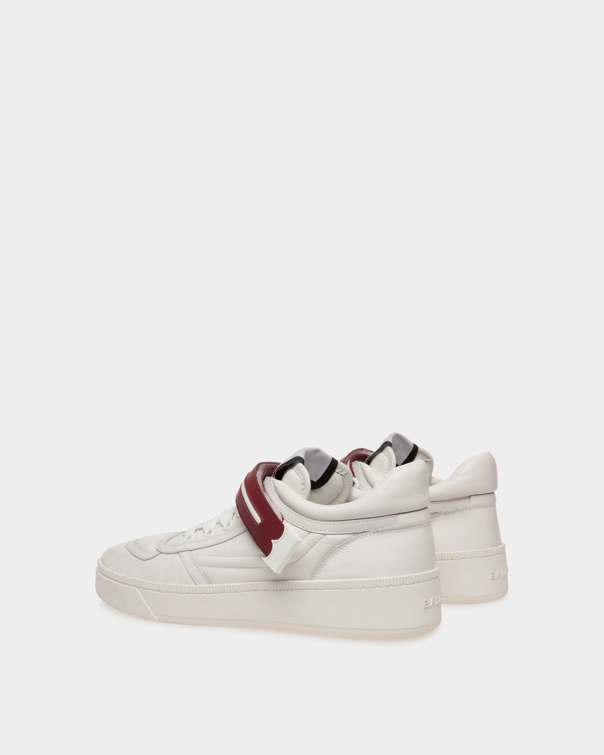 Raise Sneaker in White Leather - Women's - Bally - 03