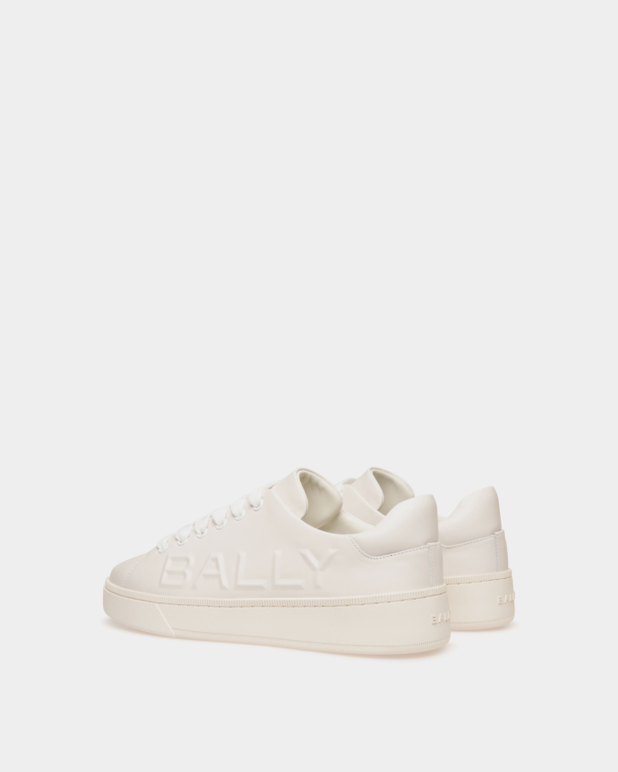 Raise Sneaker In White Leather - Women's - Bally - 04