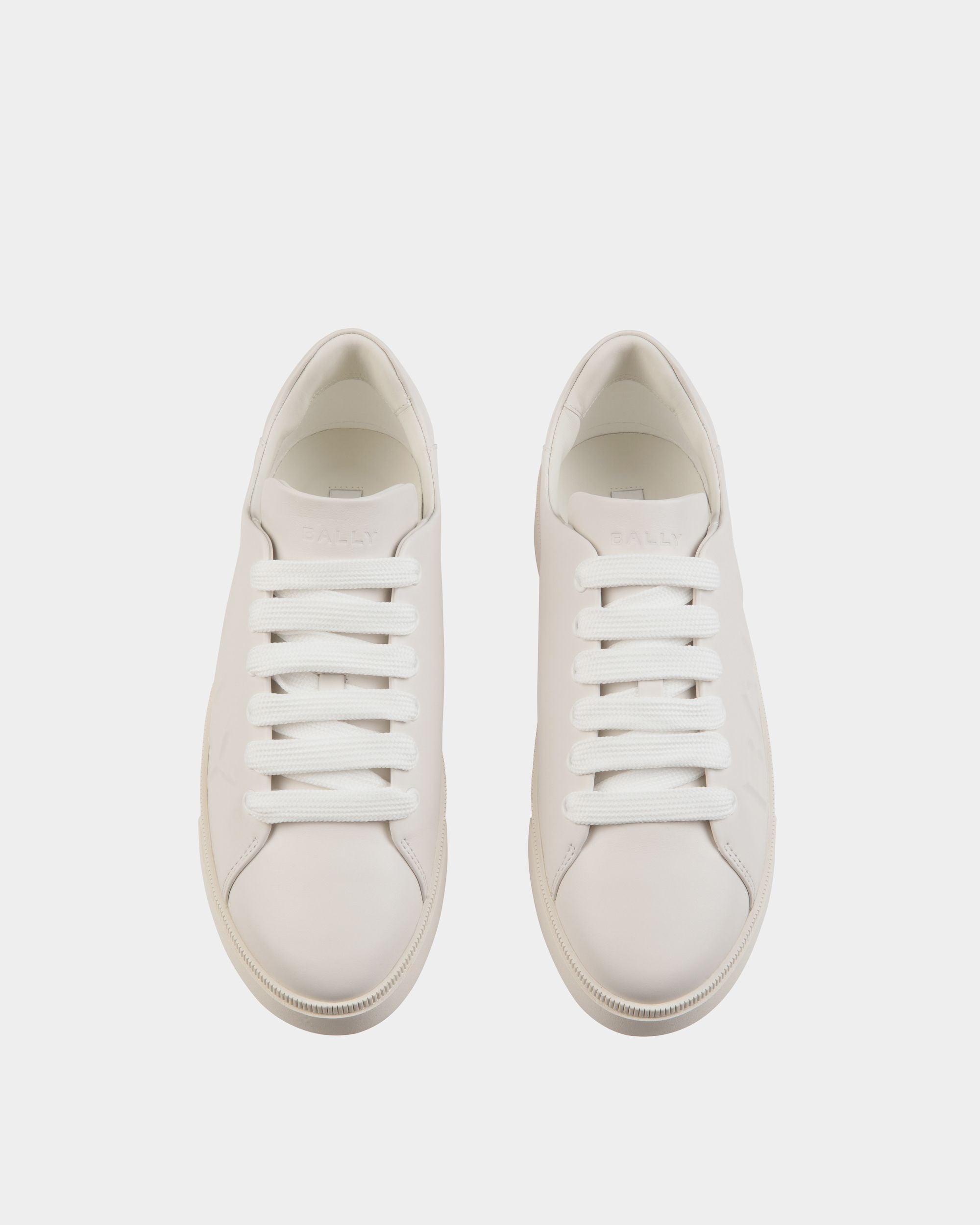 Raise Sneaker In White Leather - Women's - Bally - 05