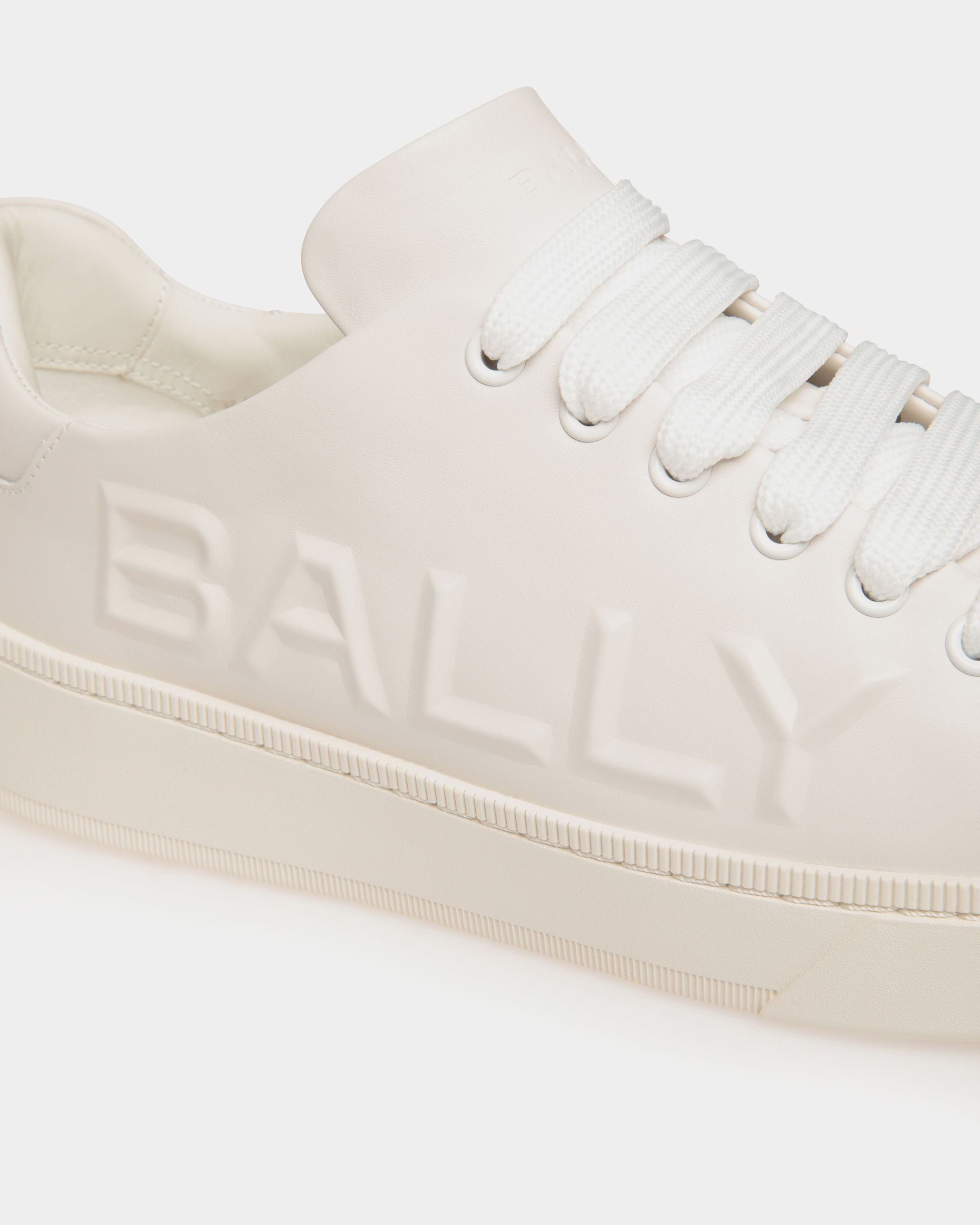Raise Sneaker In White Leather - Women's - Bally - 06