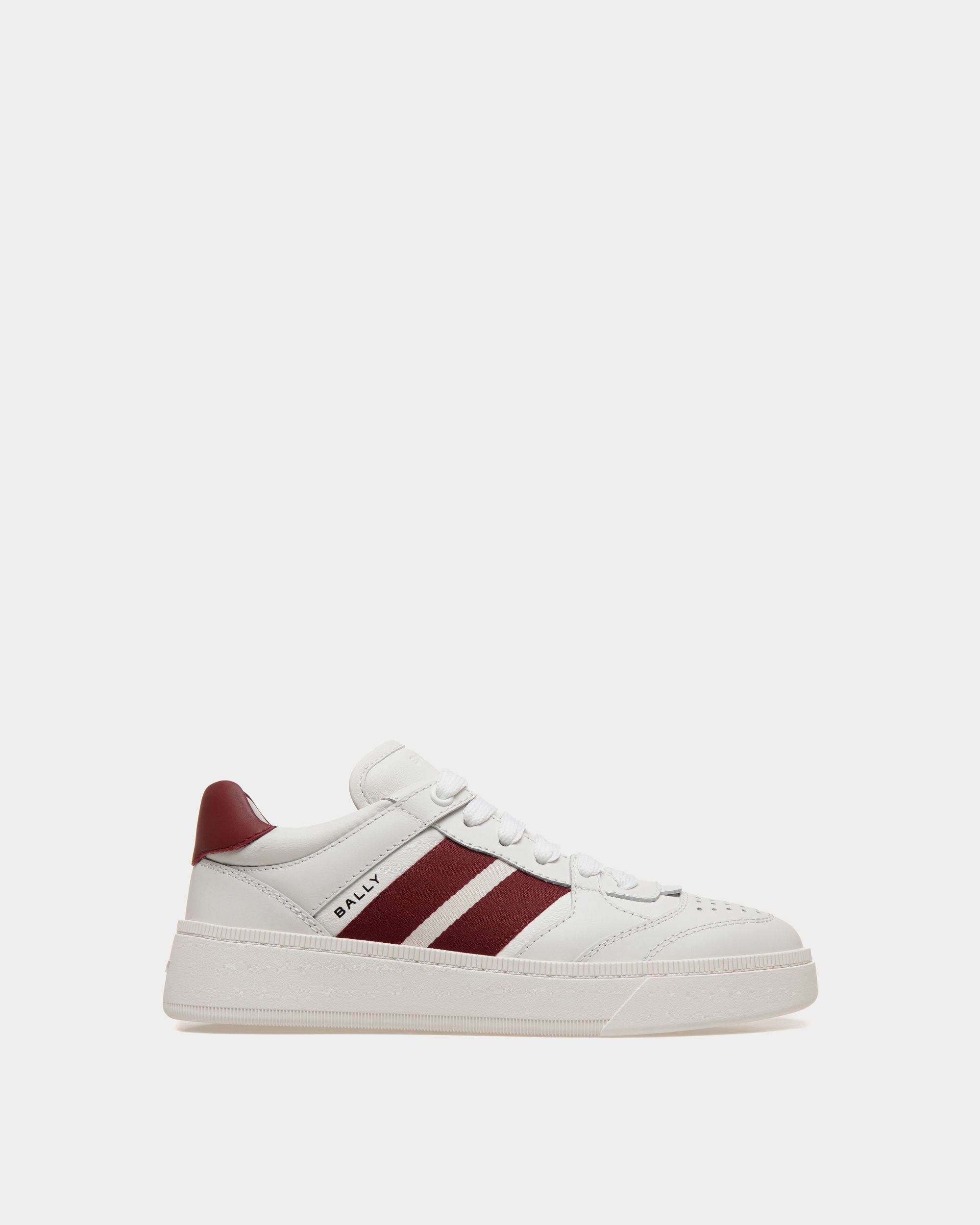 Raise Sneaker In White Leather - Women's - Bally - 01