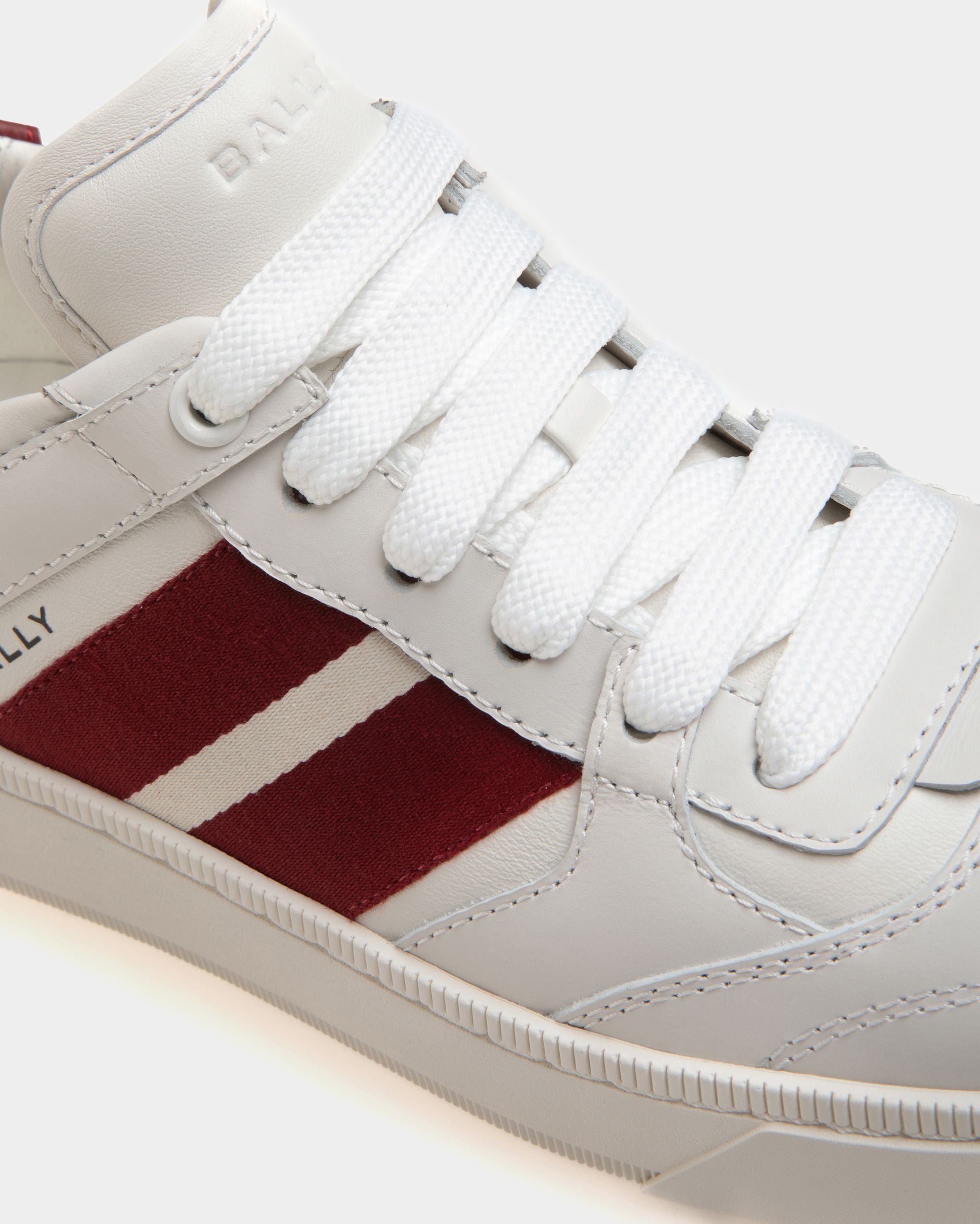 Raise Sneaker In White Leather - Women's - Bally - 06