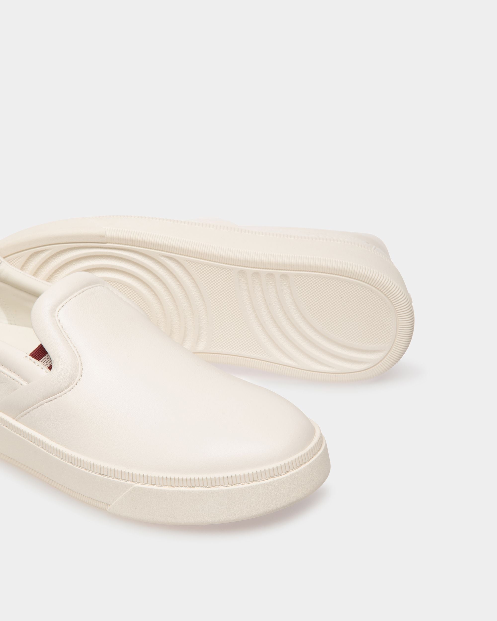 Raise Sneaker In White Leather - Women's - Bally - 04