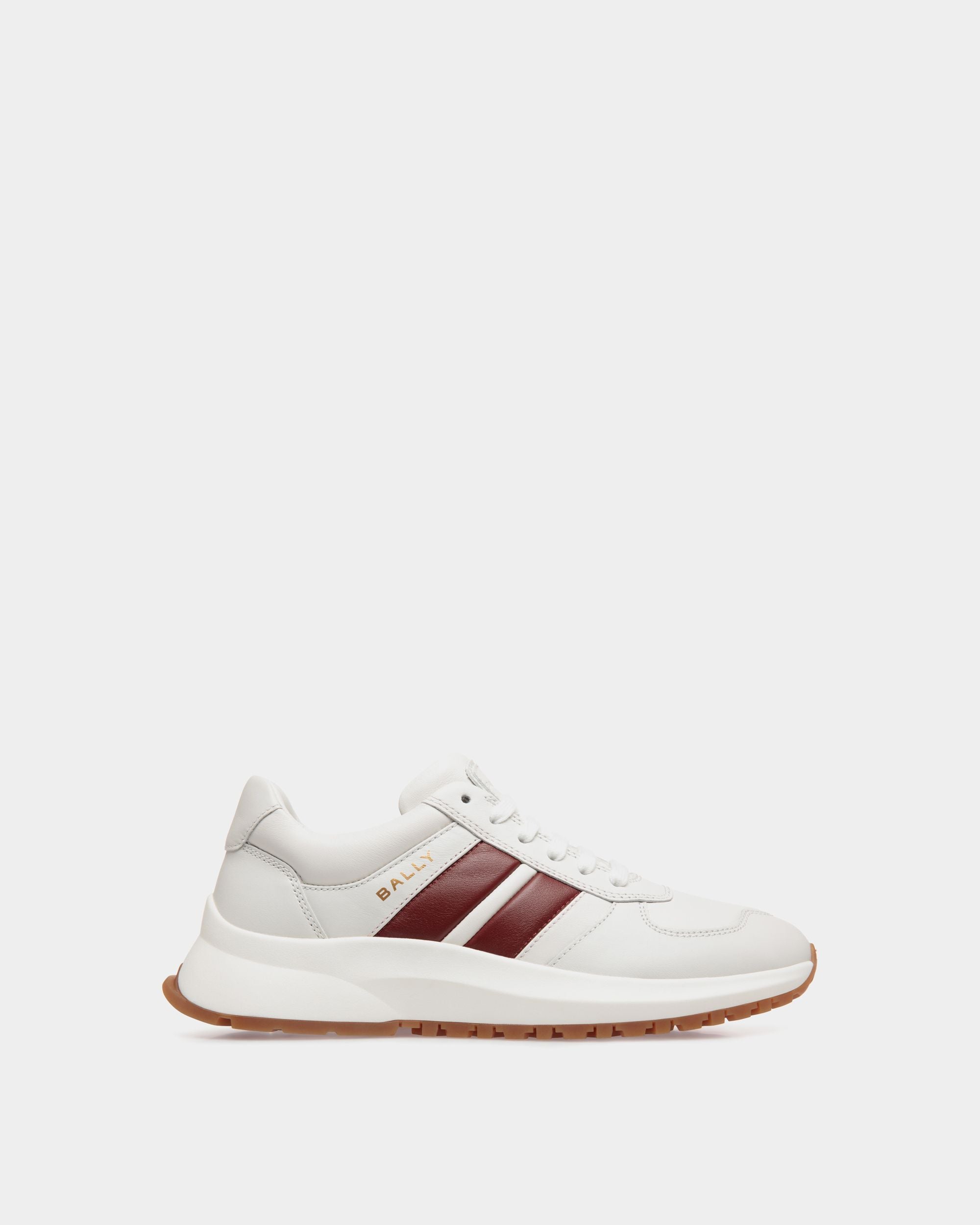 Outline Sneaker In White  Leather - Women's - Bally - 01