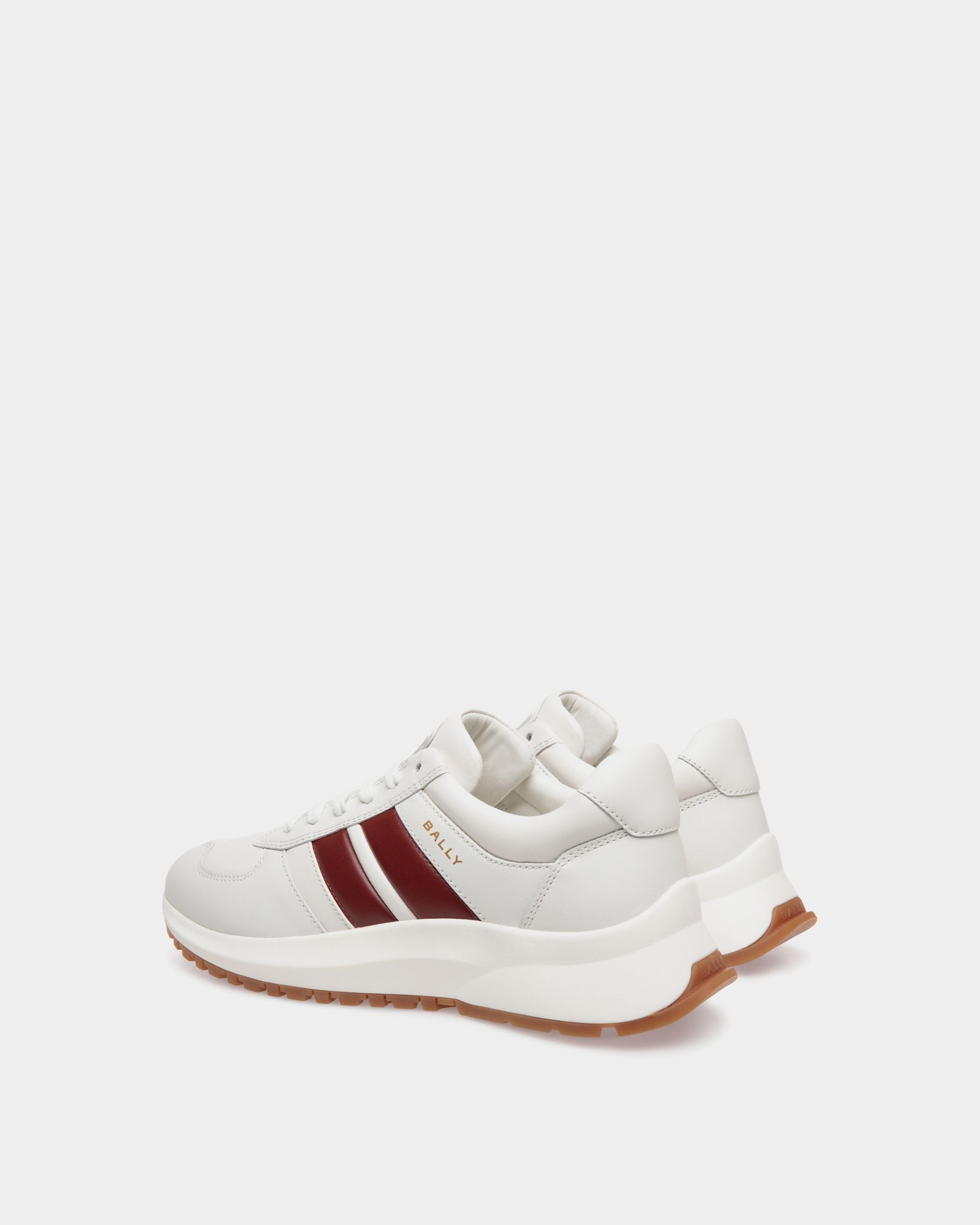 Outline Sneaker In White  Leather - Women's - Bally - 03
