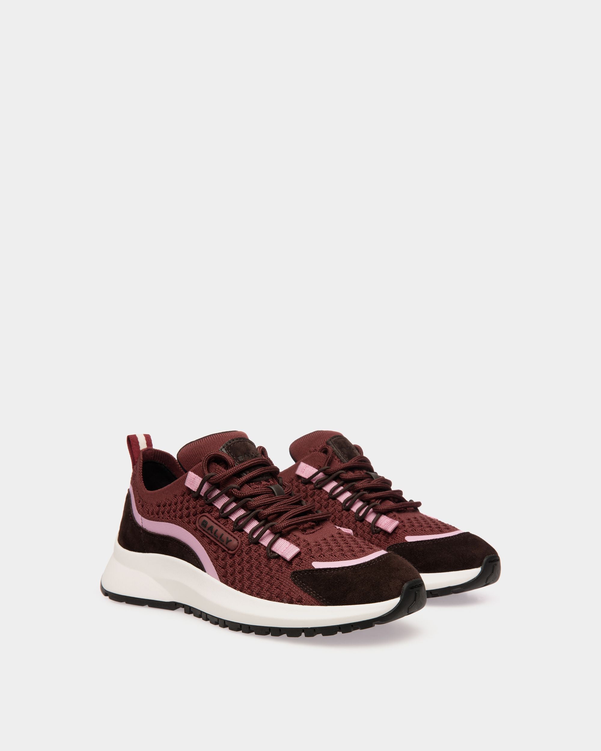 Outline Sneaker In Andorra Knit Fabric - Women's - Bally - 02