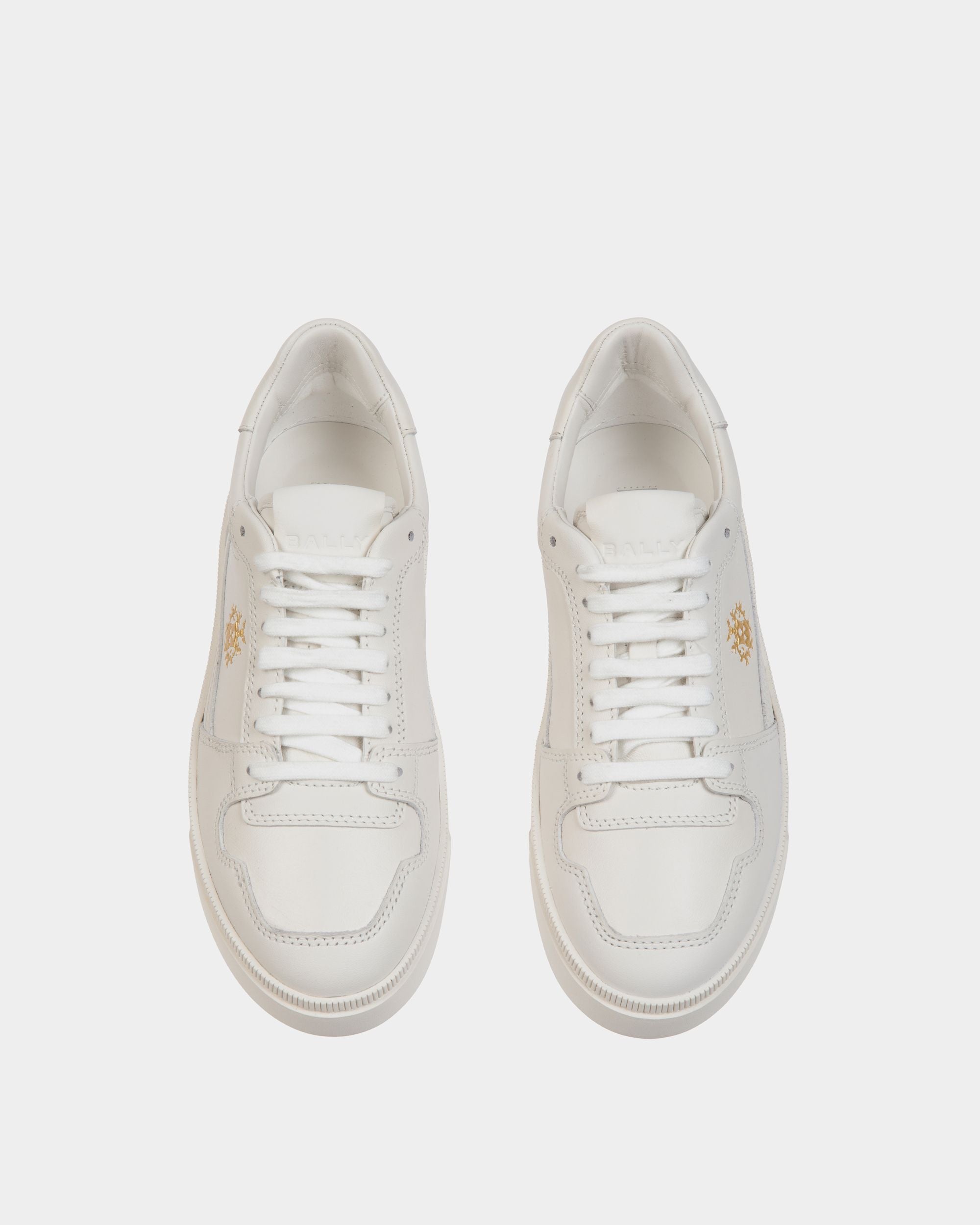 Raise Sneaker In White Leather - Women's - Bally - 05