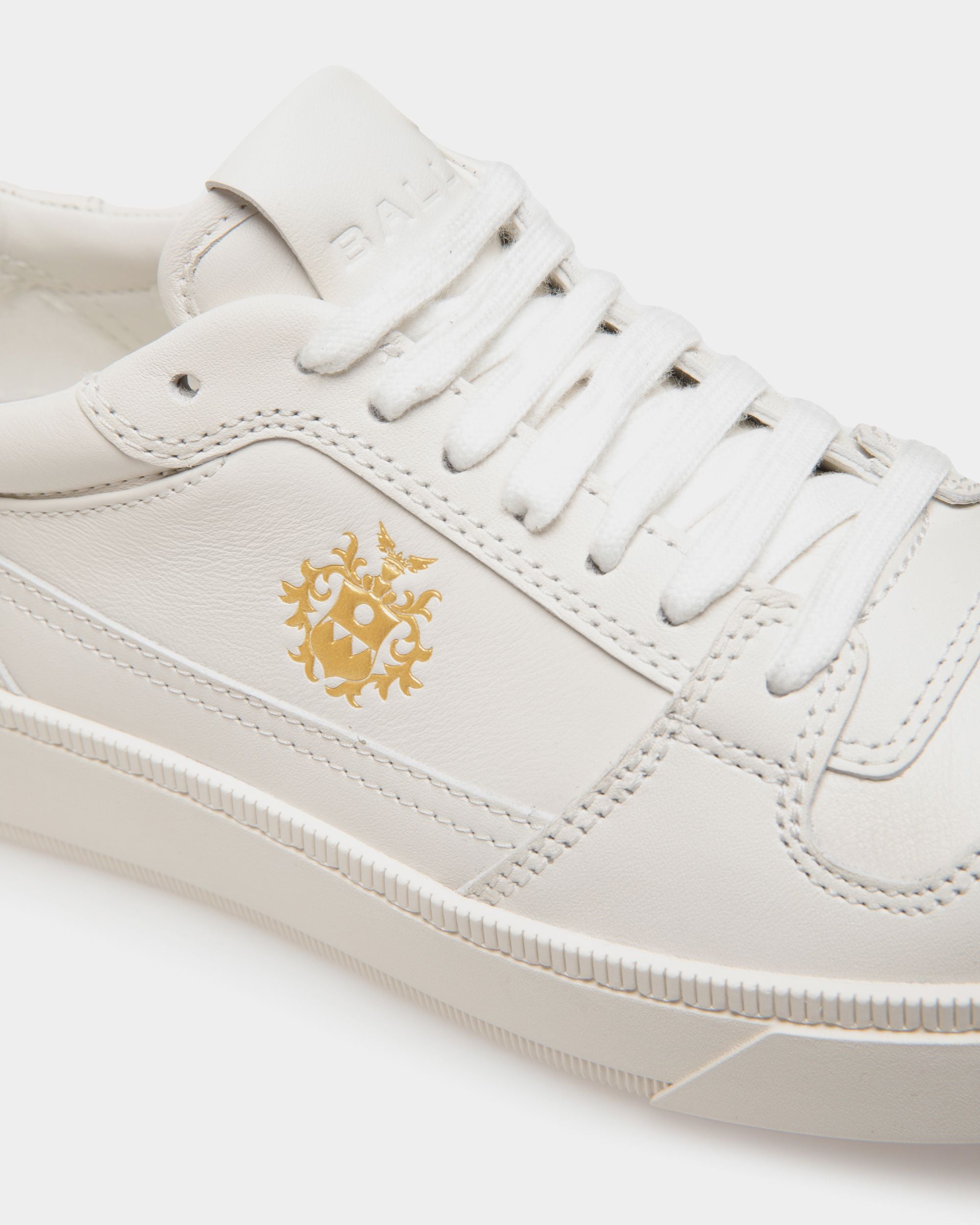 Raise Sneaker In White Leather - Women's - Bally - 06