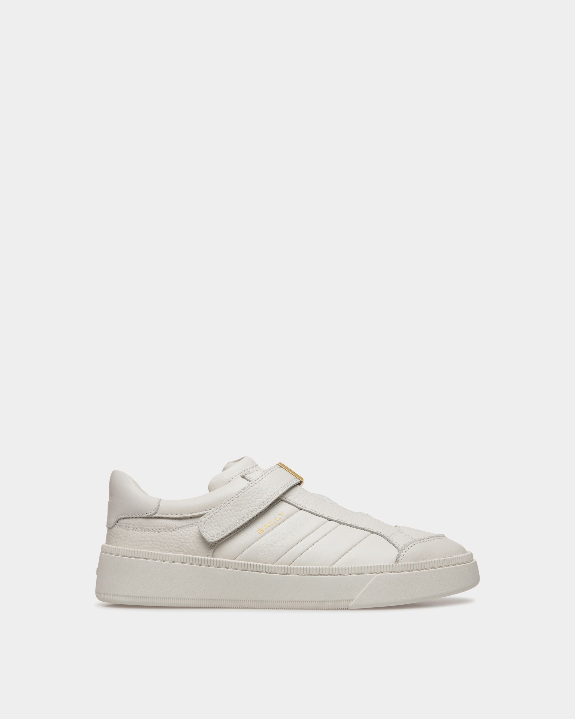 Raise Sneaker In White Leather - Women's - Bally - 01