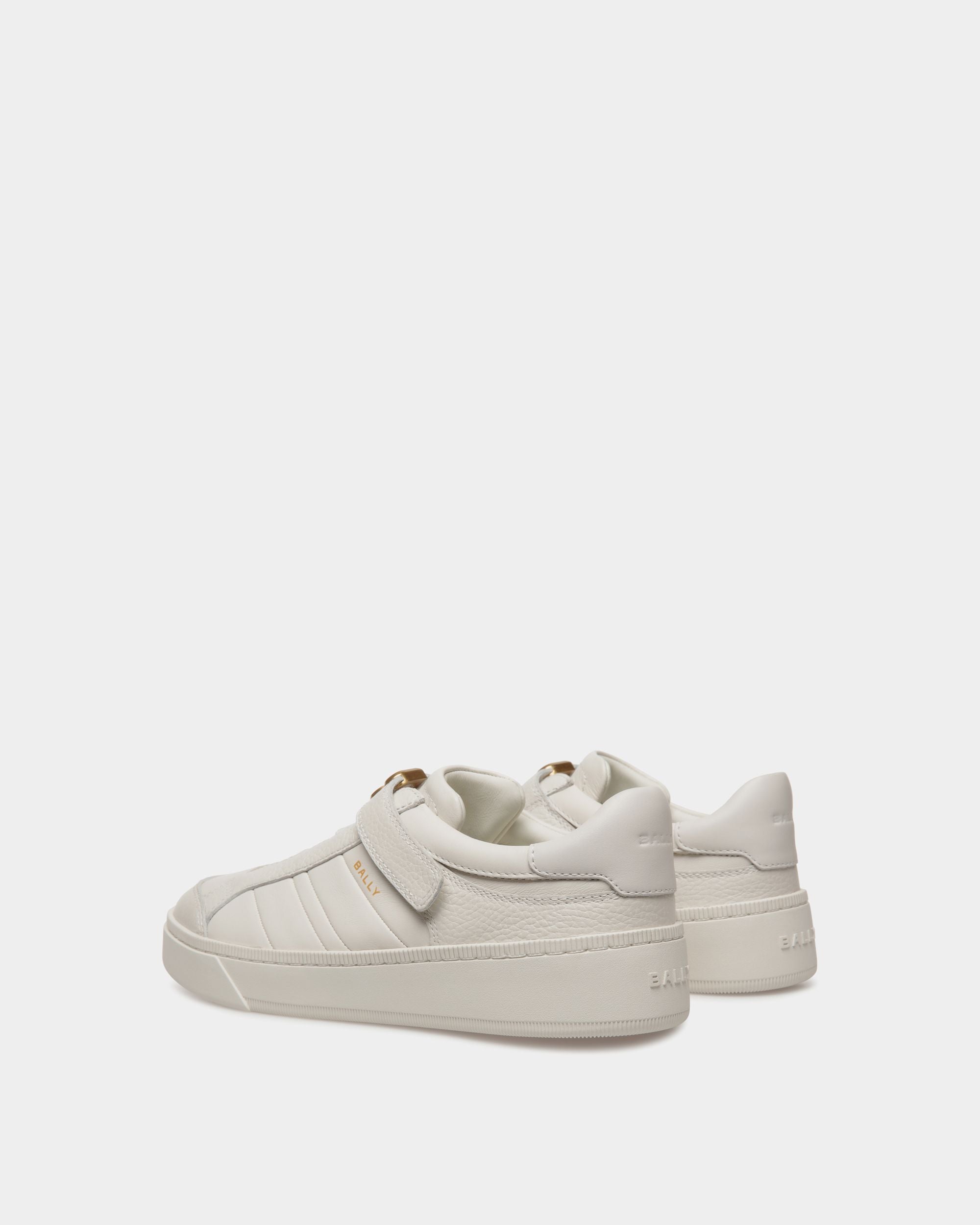 Raise Sneaker In White Leather - Women's - Bally - 03