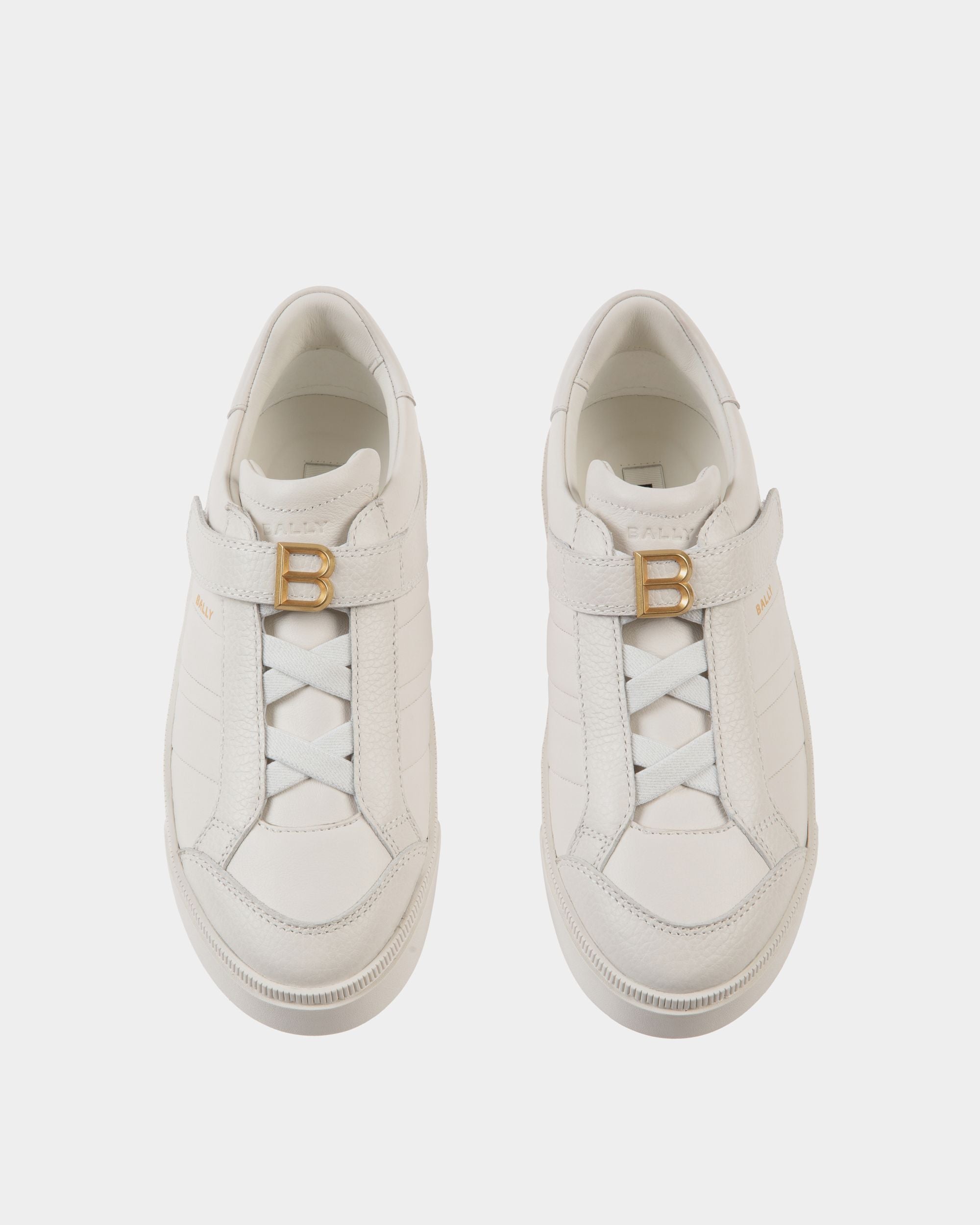 Raise Sneaker In White Leather - Women's - Bally - 04