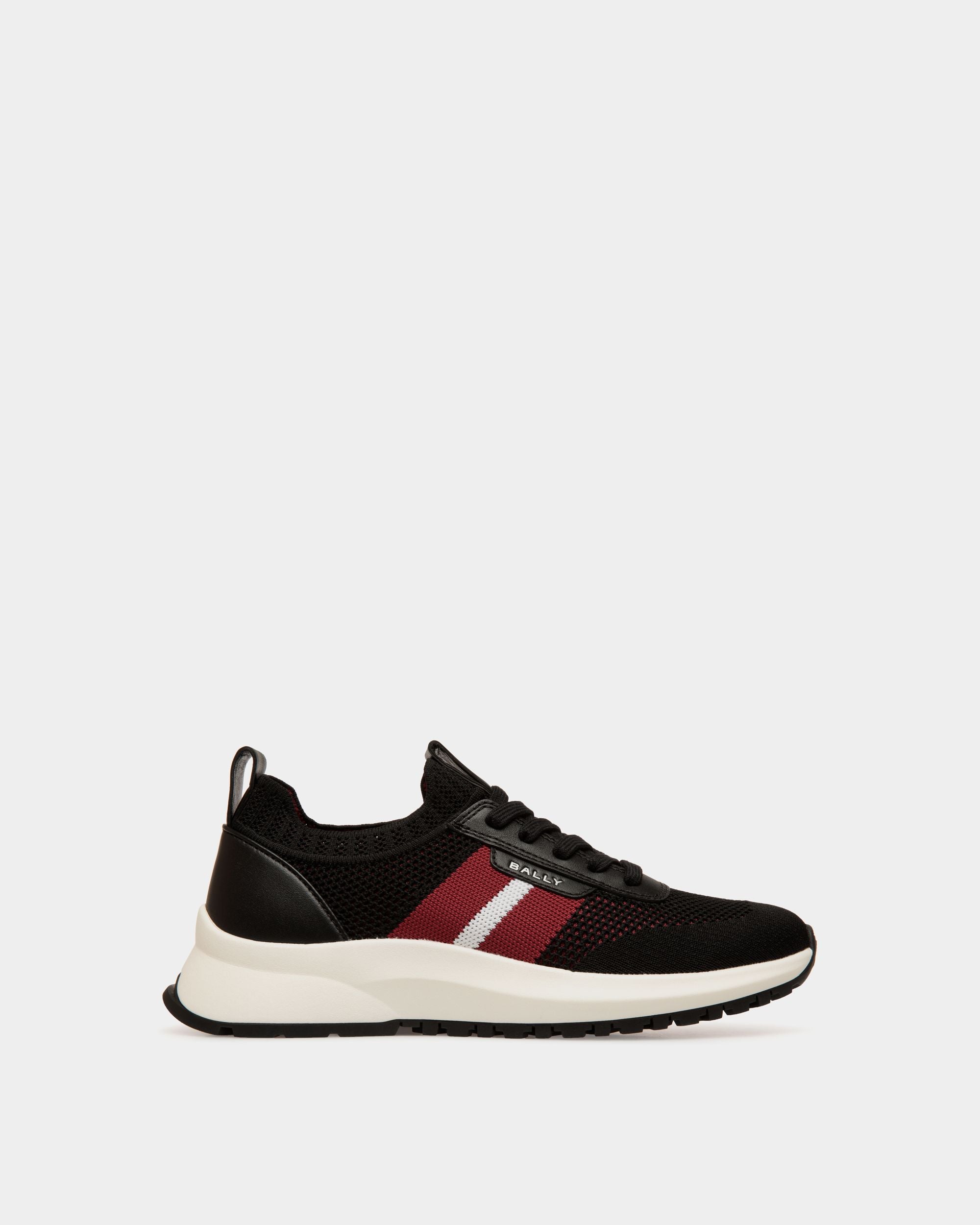 Outline Sneaker in Black Knit - Women's - Bally - 01