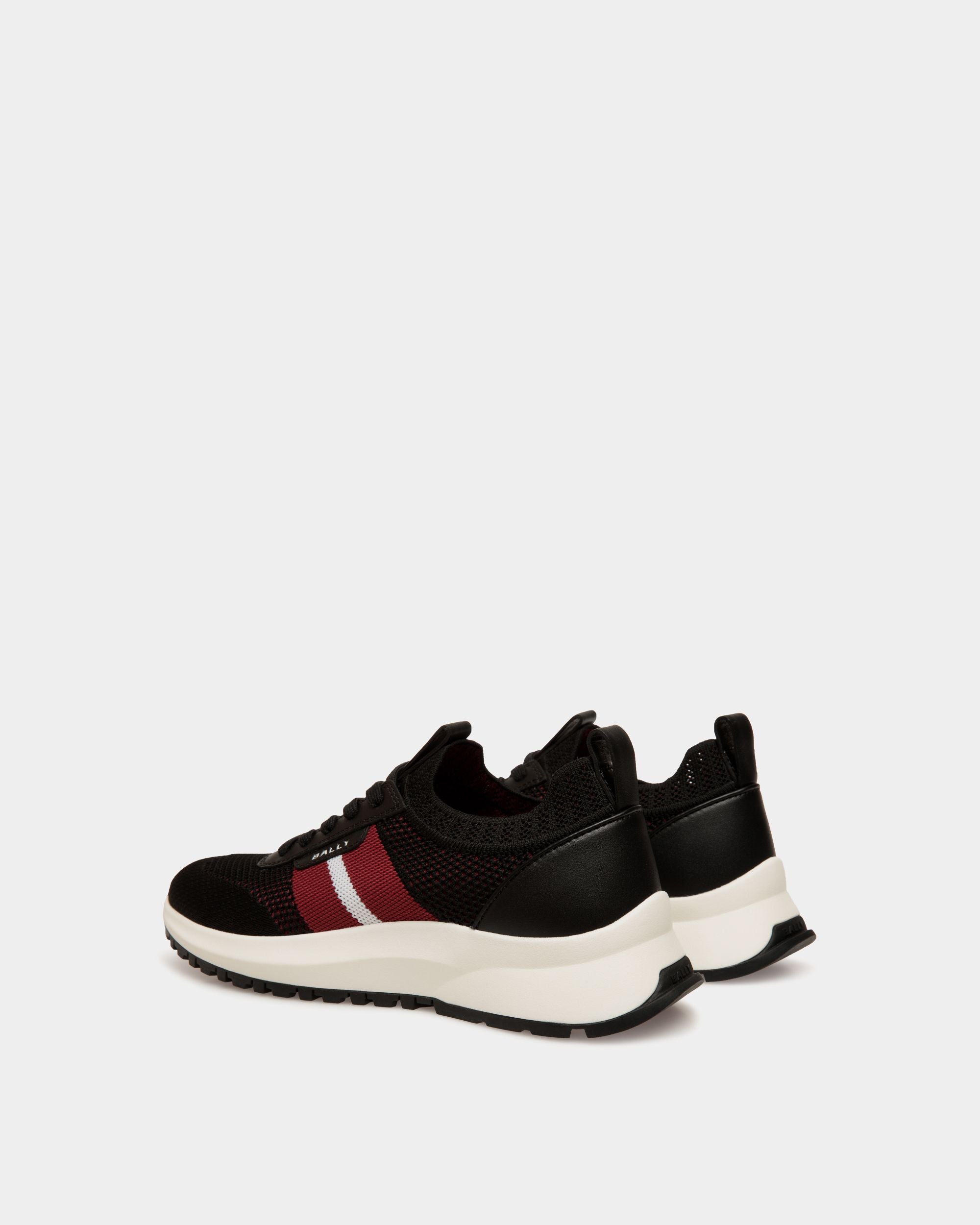 Outline Sneaker in Black Knit - Women's - Bally - 03