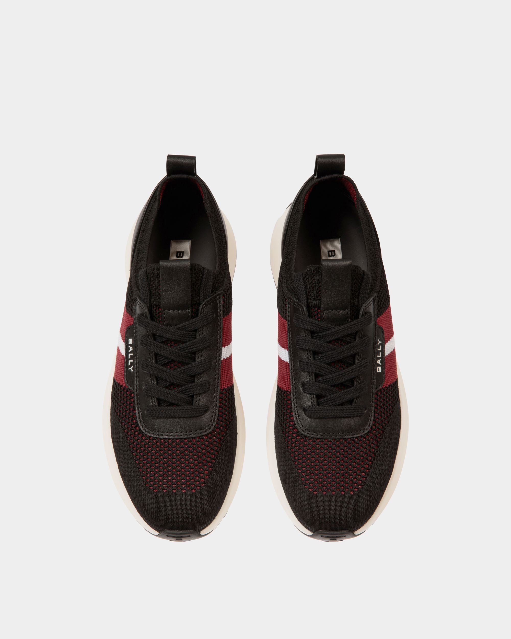 Outline Sneaker in Black Knit - Women's - Bally - 04