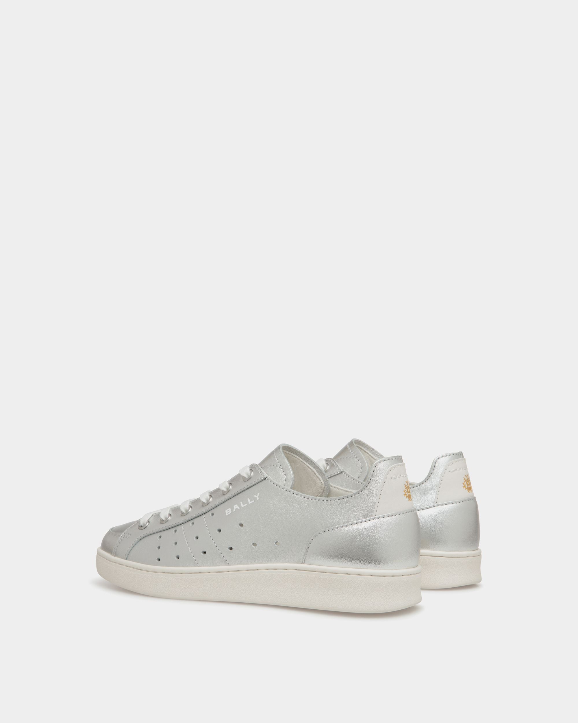 Tennis Sneaker In White Leather - Women's - Bally - 03