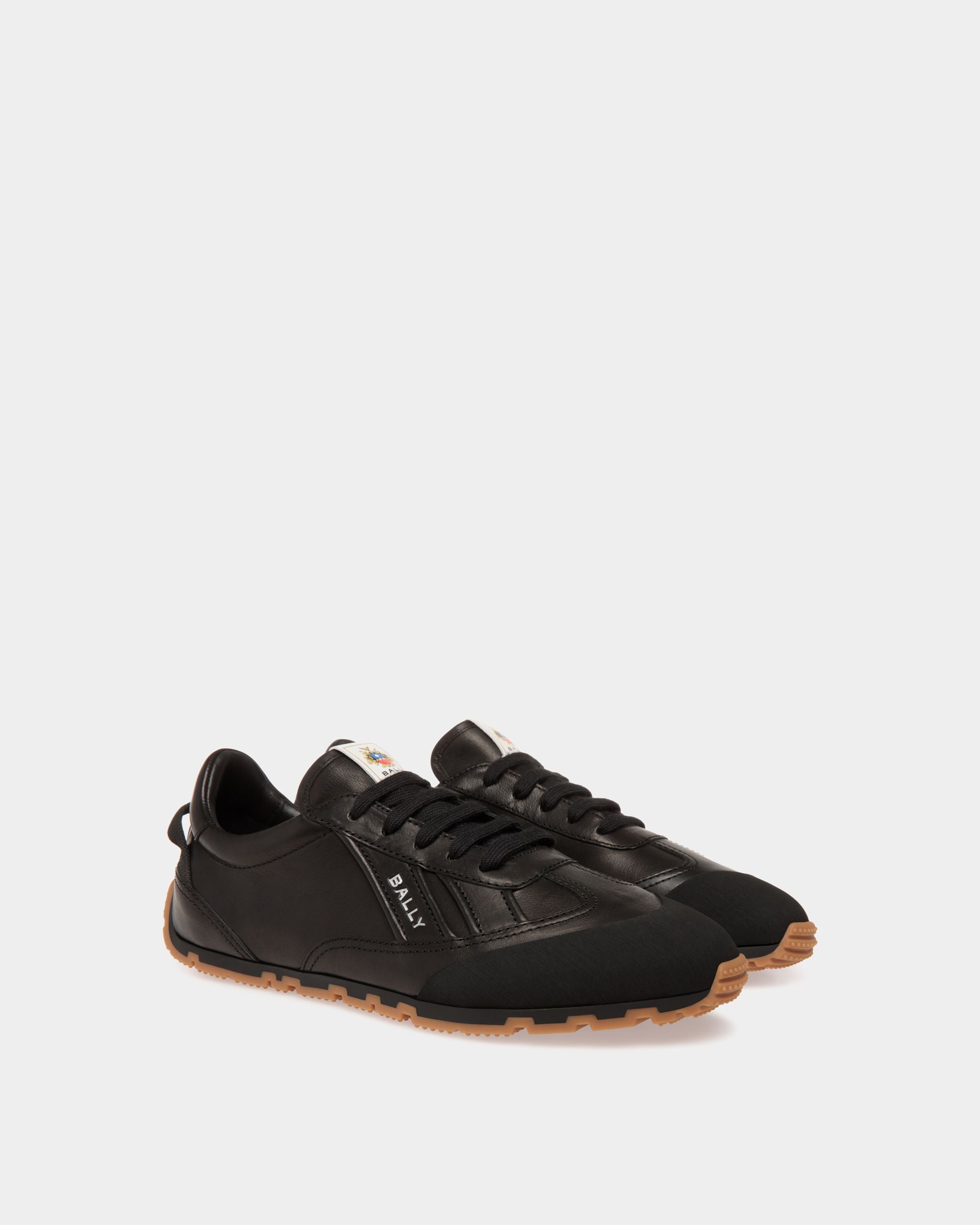 Quarry Sneaker in Black Leather - Women's - Bally - 02