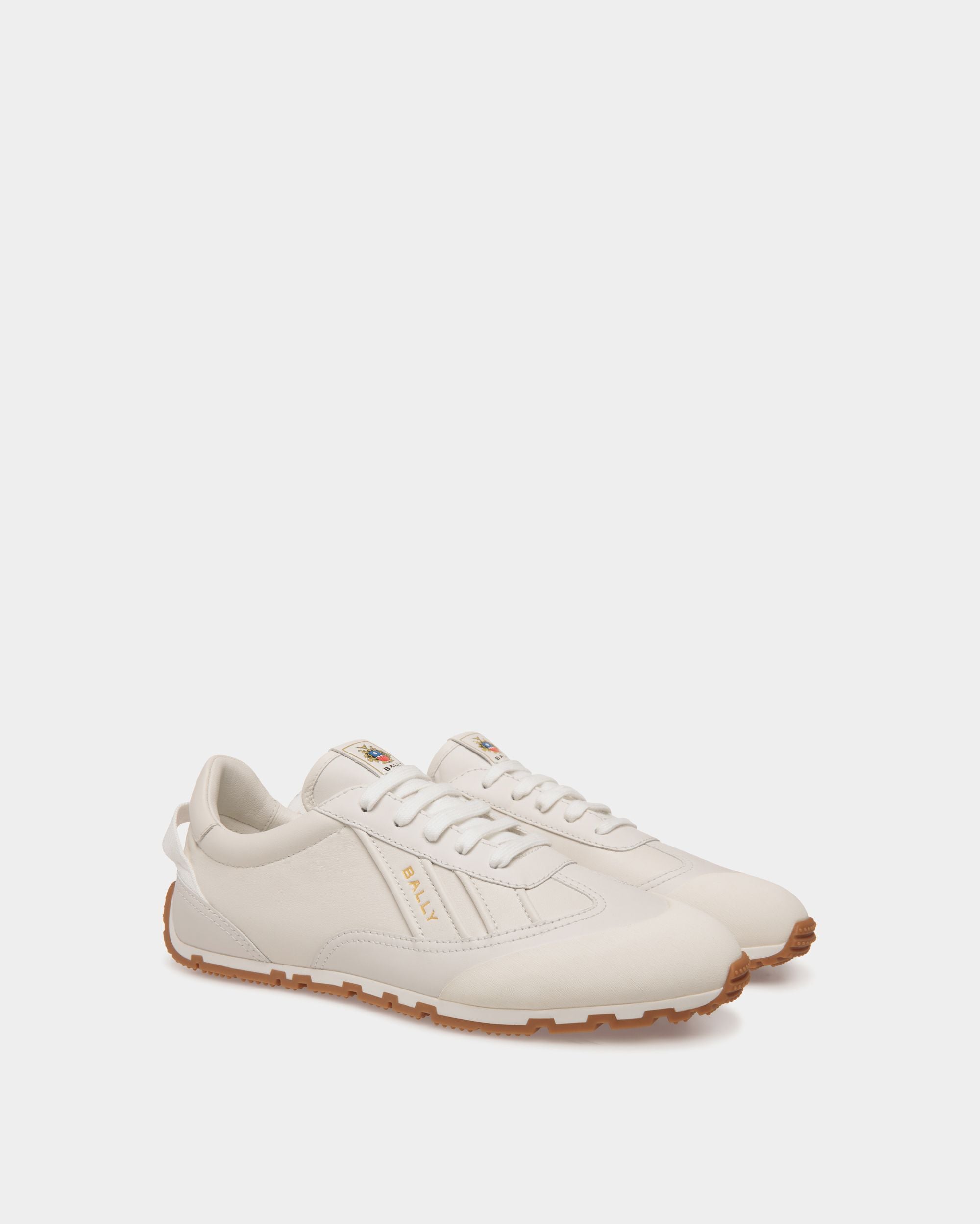 Quarry Sneaker in White Leather - Women's - Bally - 02