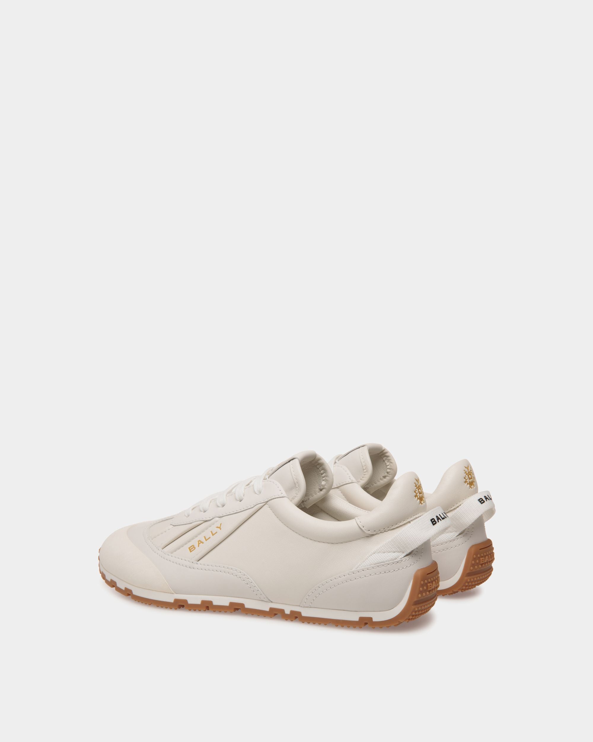 Quarry Sneaker in White Leather - Women's - Bally - 03