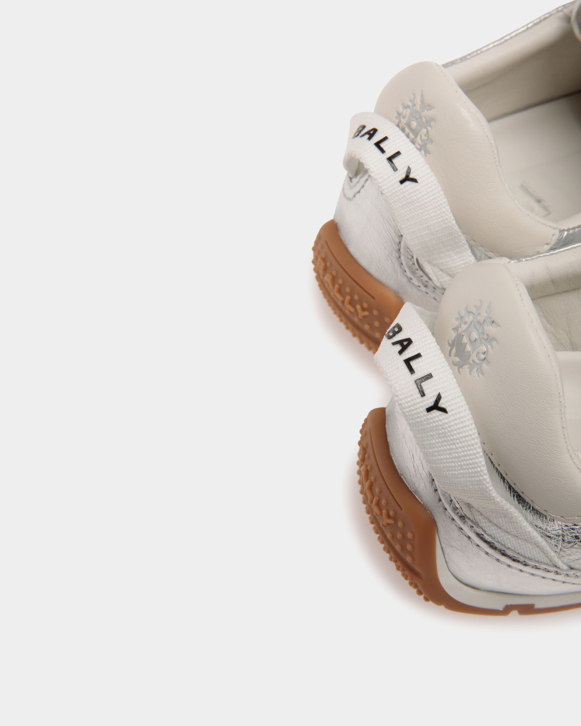 Quarry Sneaker in Silver Leather - Women's - Bally - 05