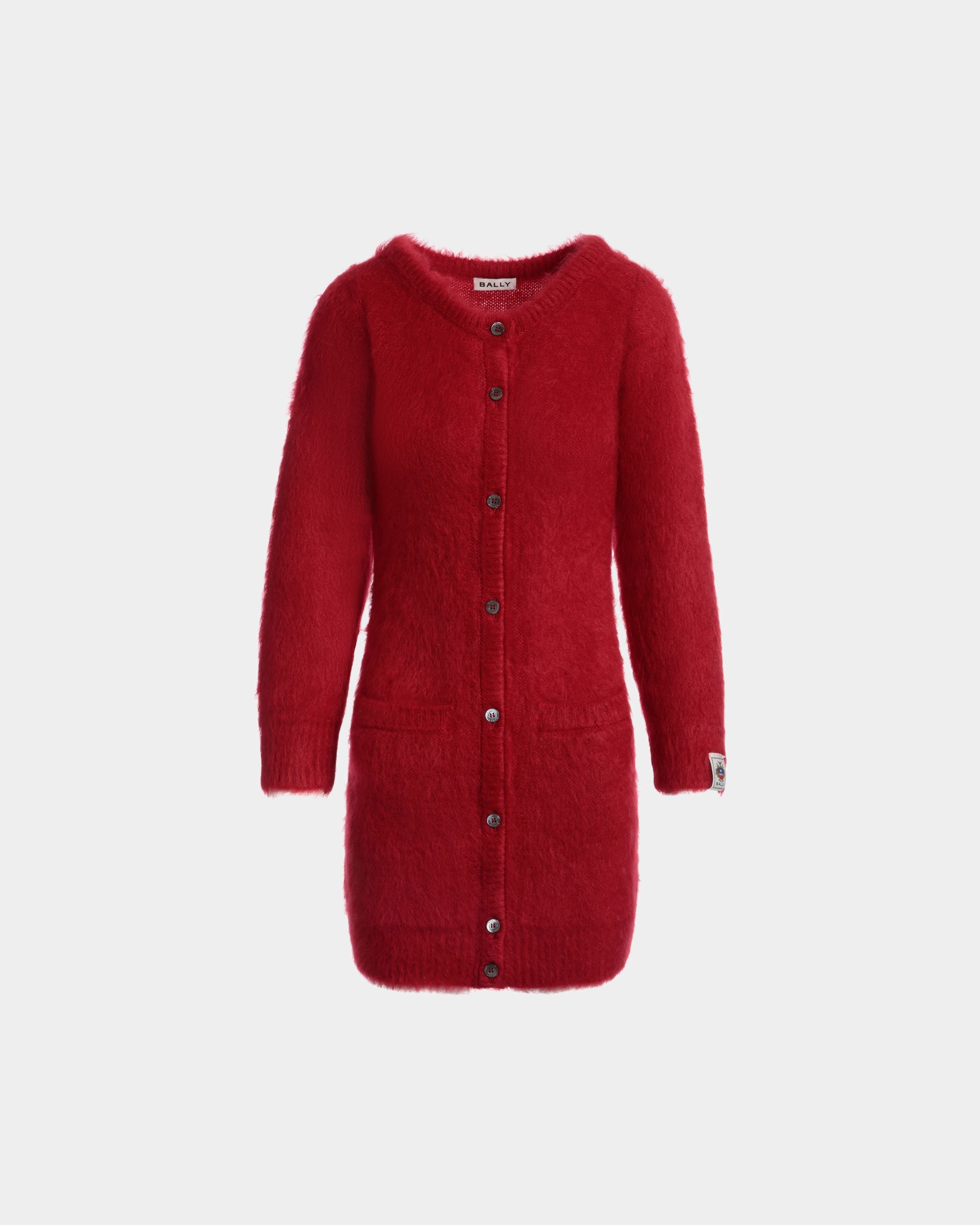 Dress in Red Mohair - Women's - Bally - 01