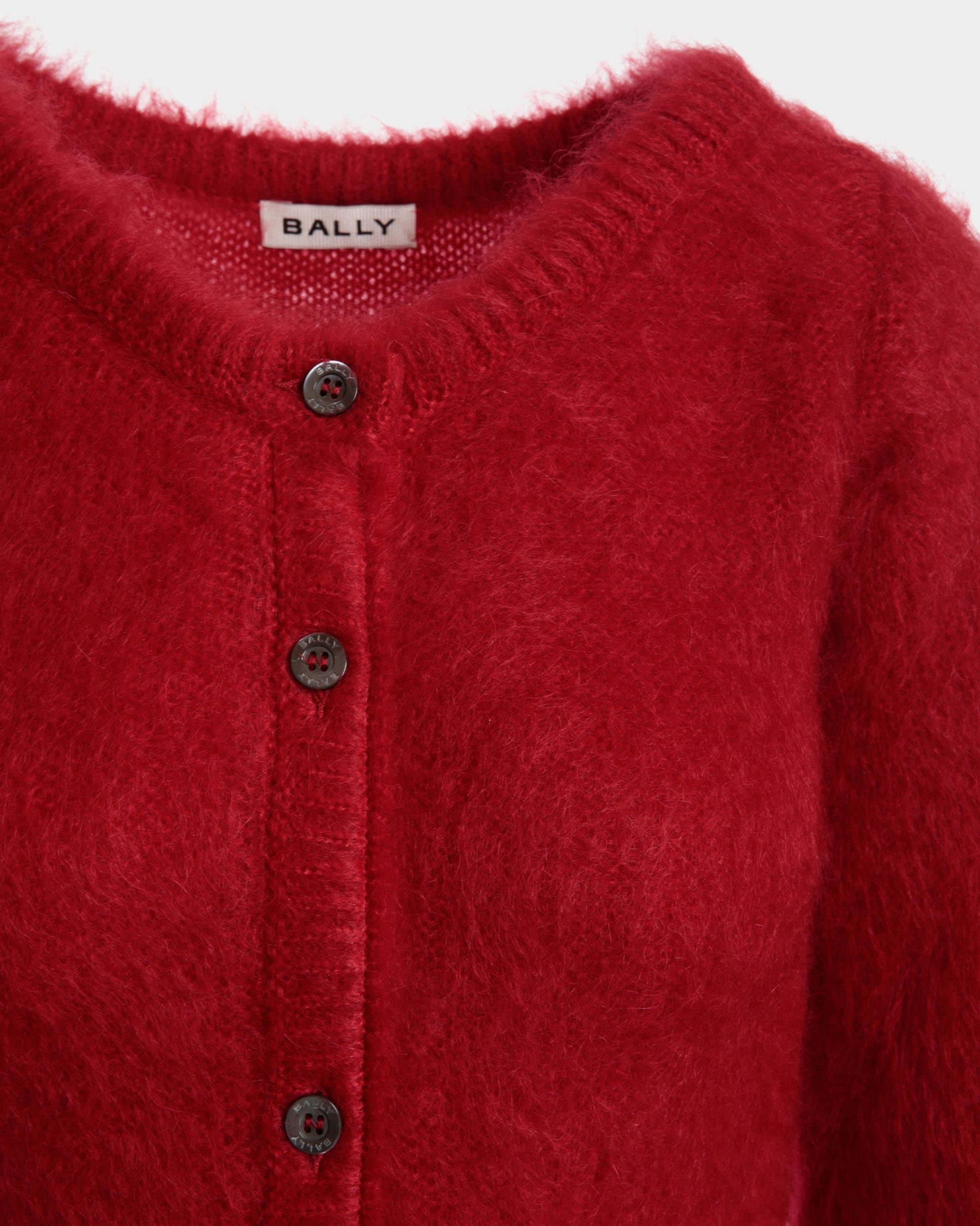 Dress in Red Mohair - Women's - Bally - 02