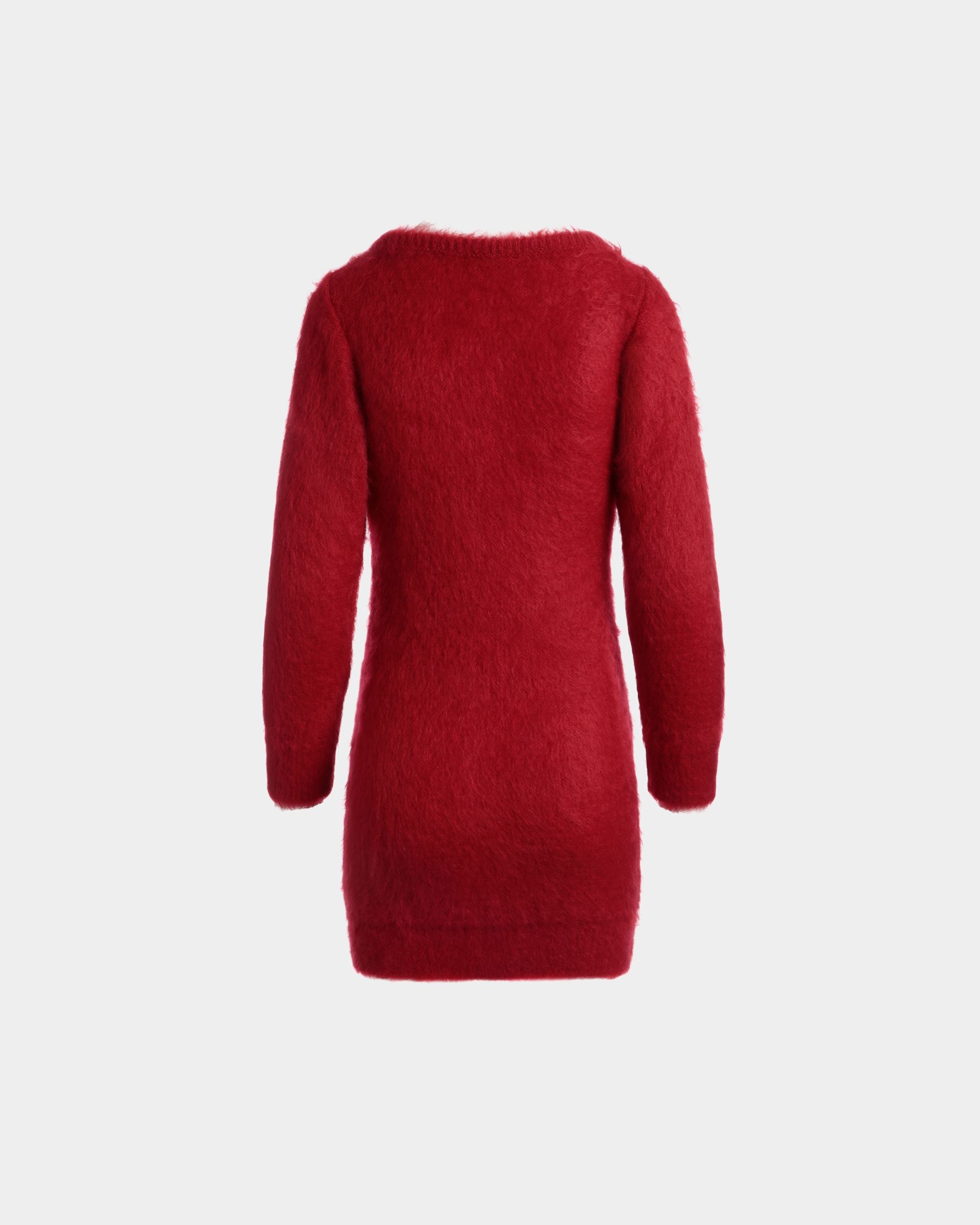 Dress in Red Mohair - Women's - Bally - 03