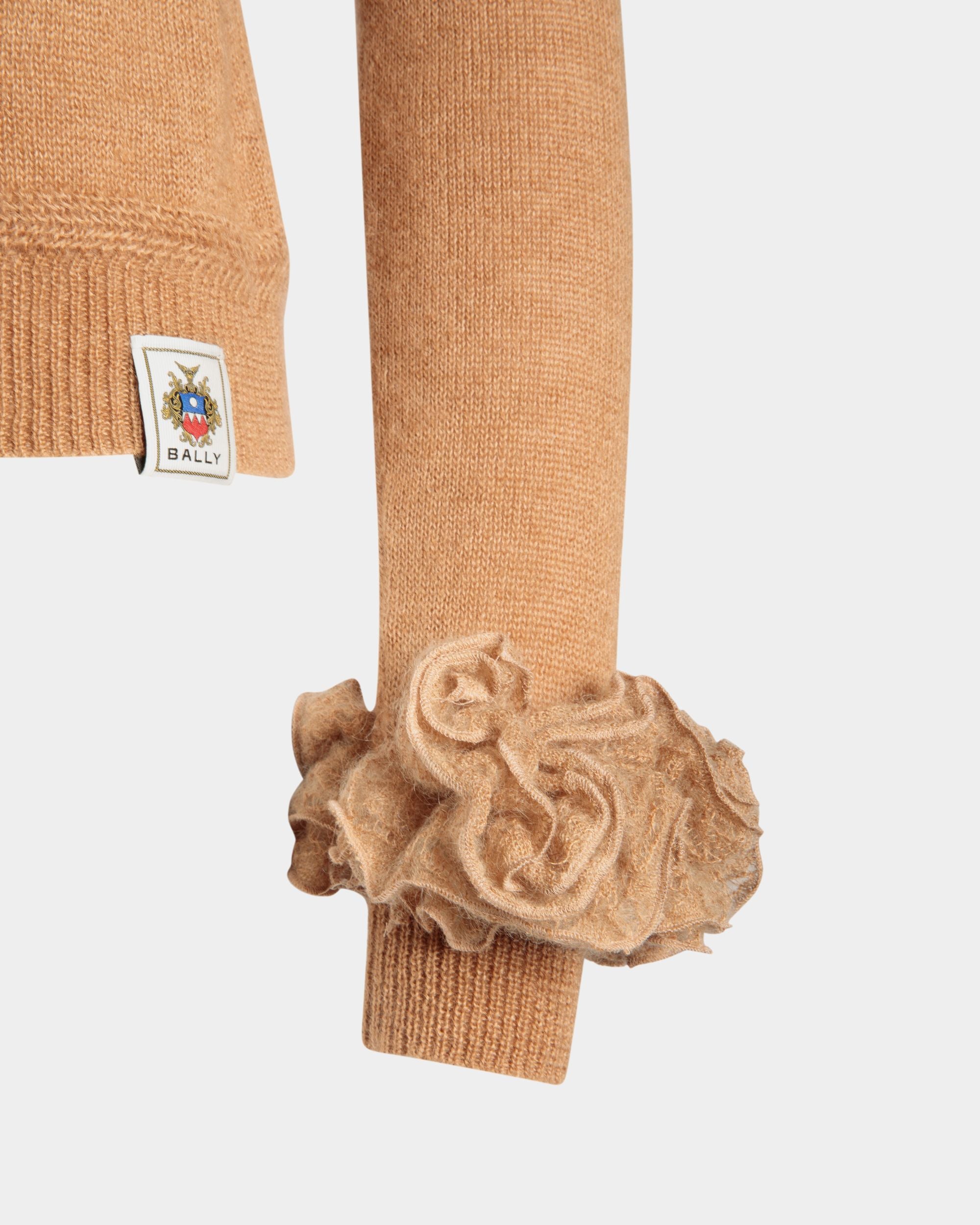 Knit Top In Light Beige Mohair And Silk - Women's - Bally - 04