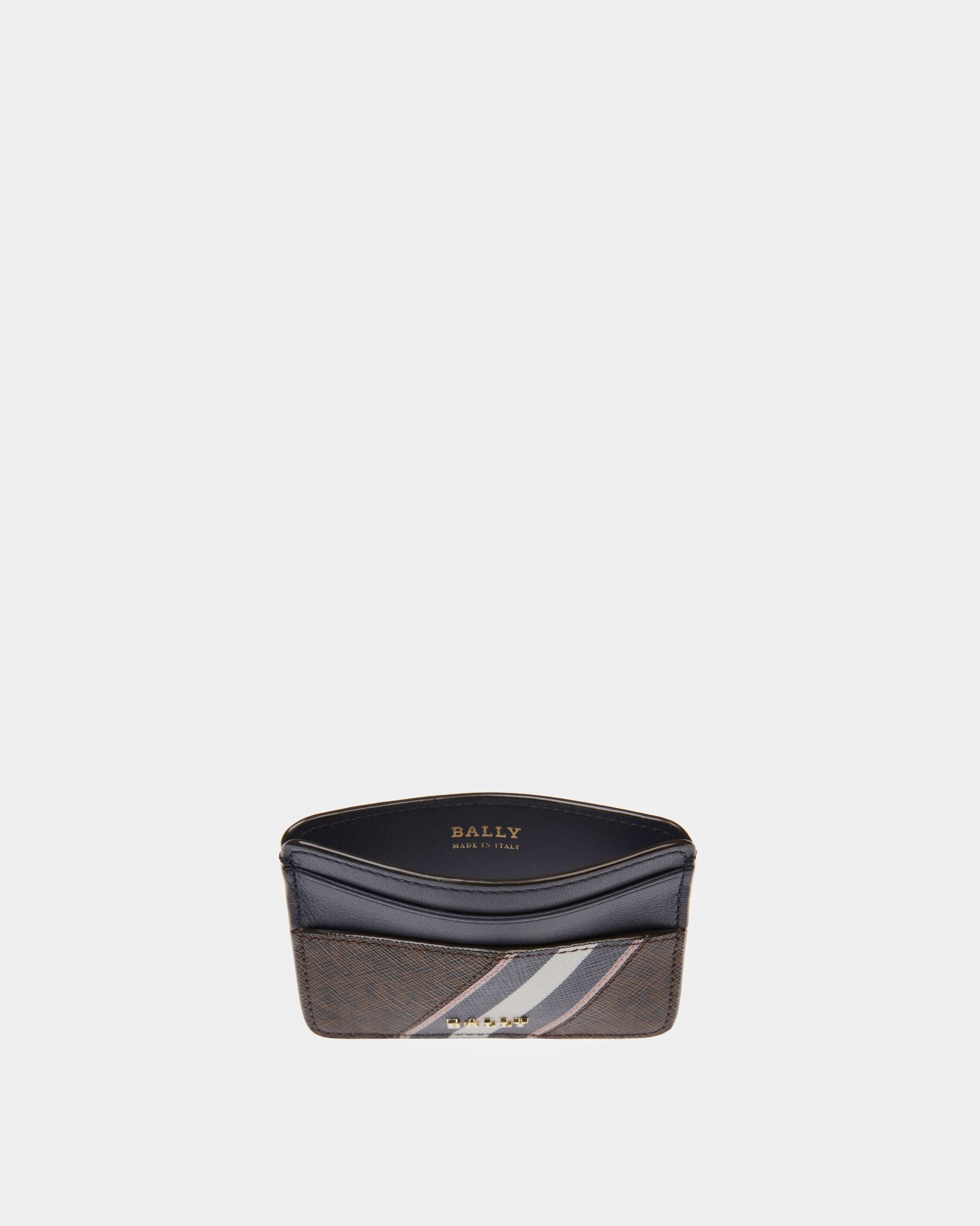 Lexye Tpu Card Holder In Brown - Women's - Bally - 03