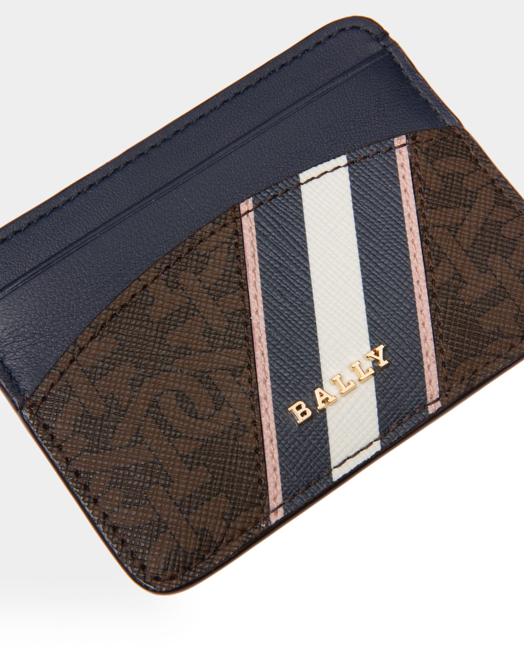 Lexye Tpu Card Holder In Brown - Women's - Bally - 04