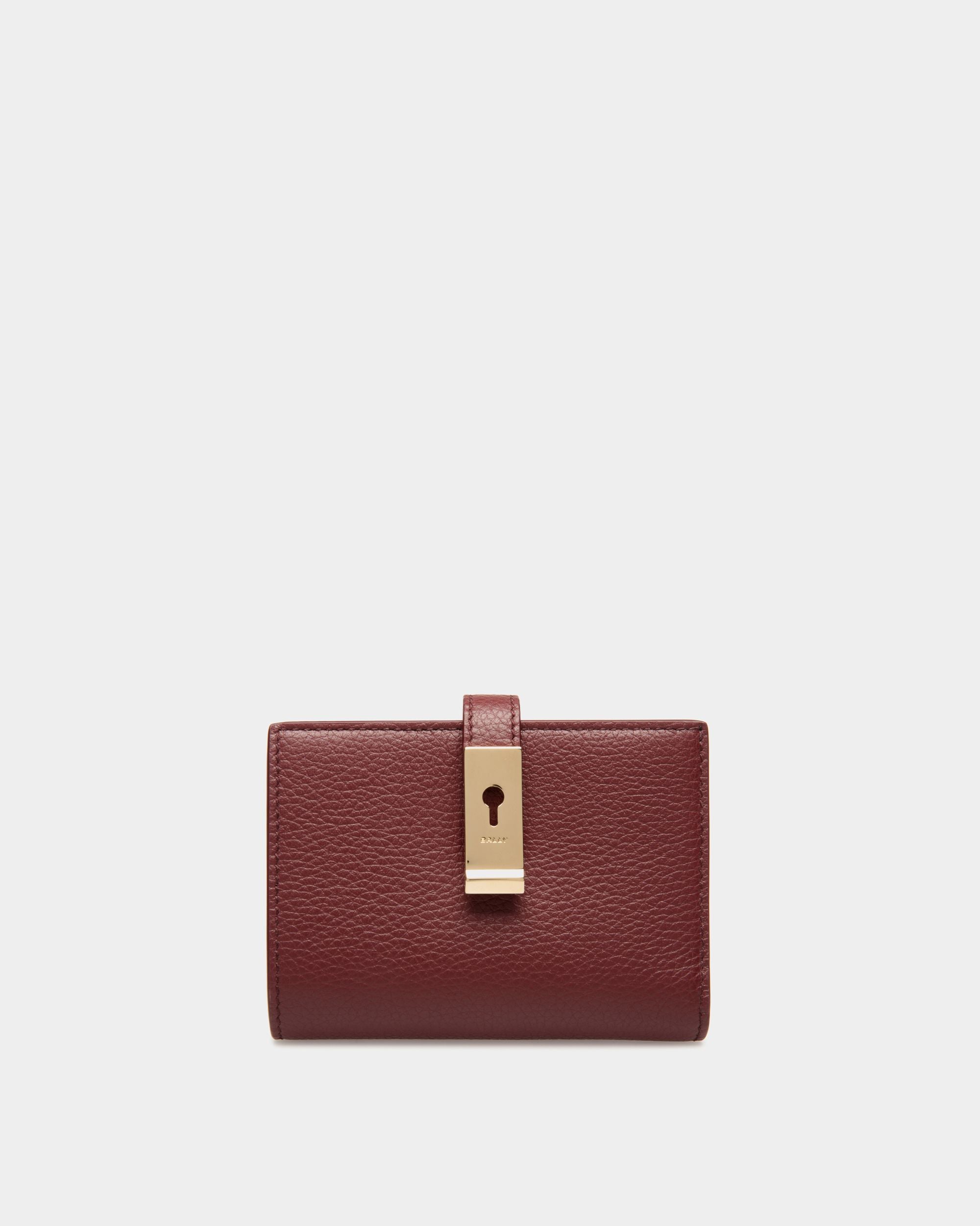 Lock Me  Wallet in Andorra Grained Leather - Women's - Bally - 01