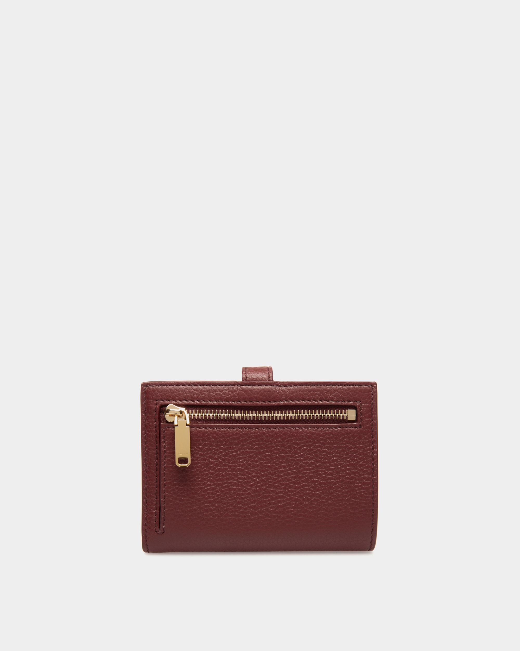Lock Me  Wallet in Andorra Grained Leather - Women's - Bally - 02
