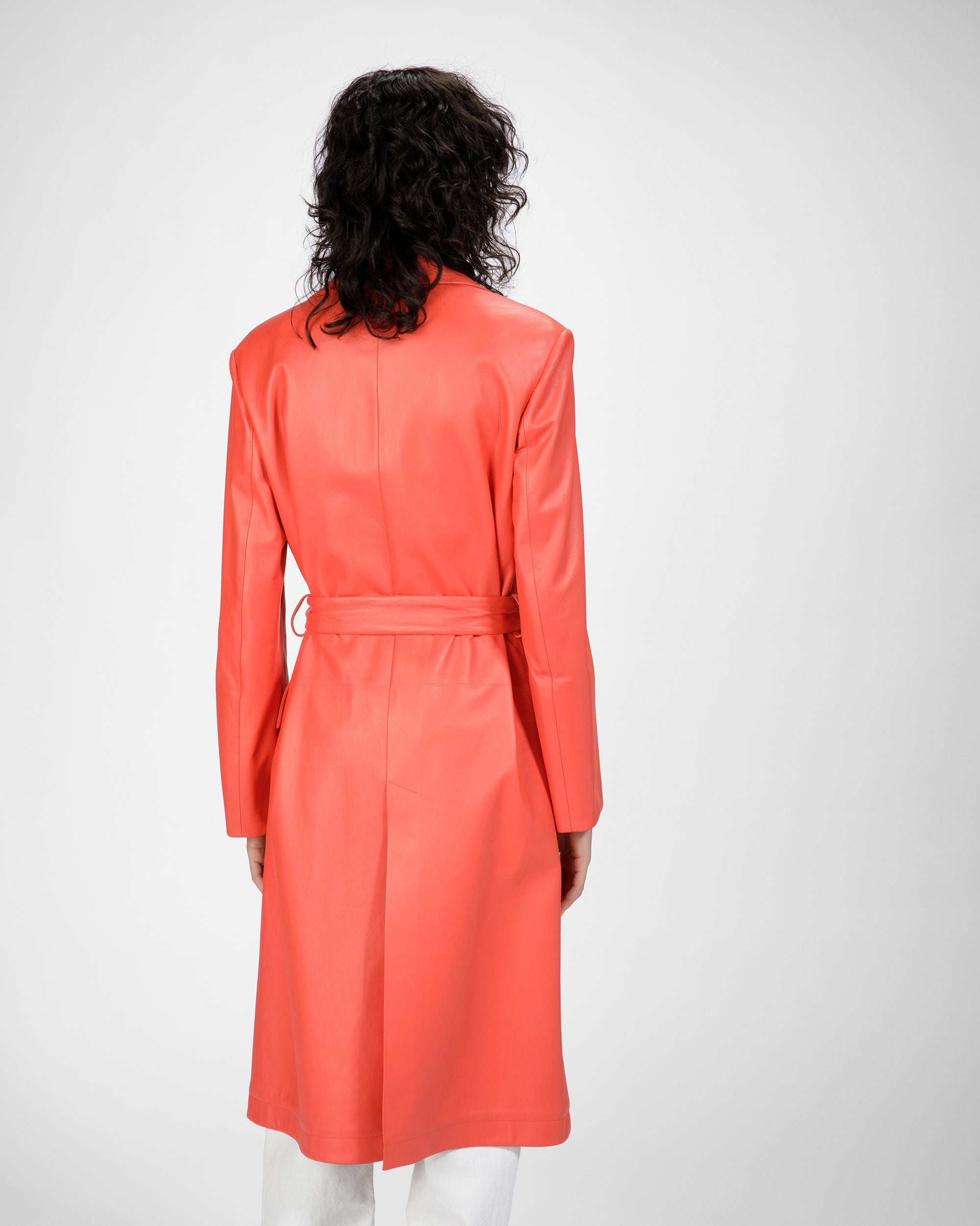 Leather Coat - Women's - Bally - 02