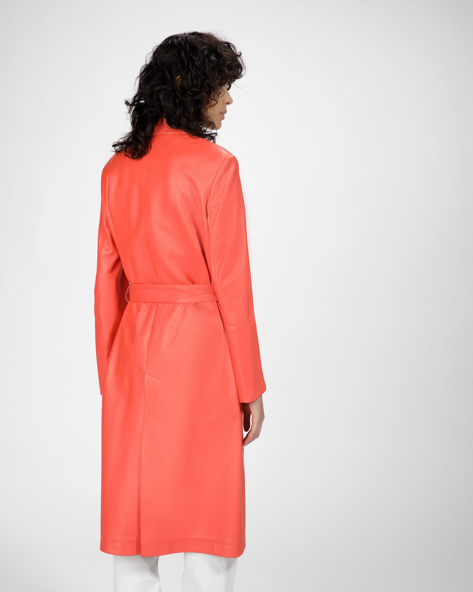 Leather Coat - Women's - Bally - 05