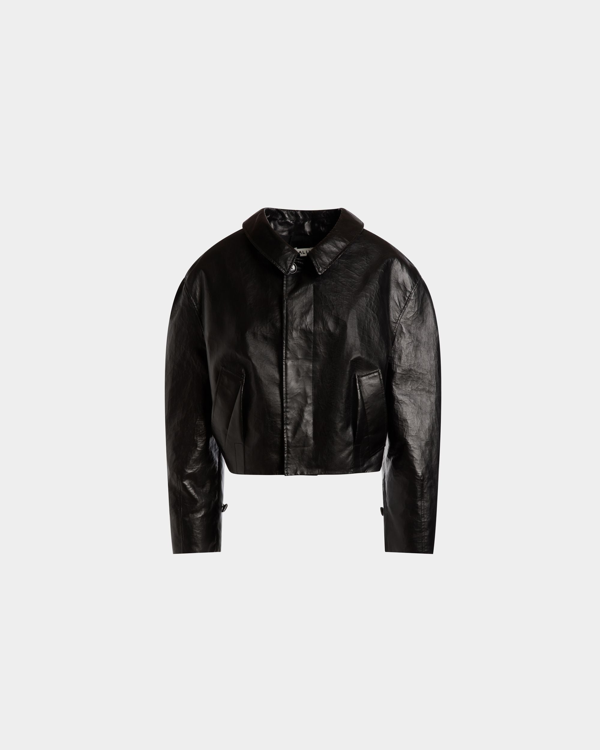 Blouson in Black Leather - Women's - Bally - 01