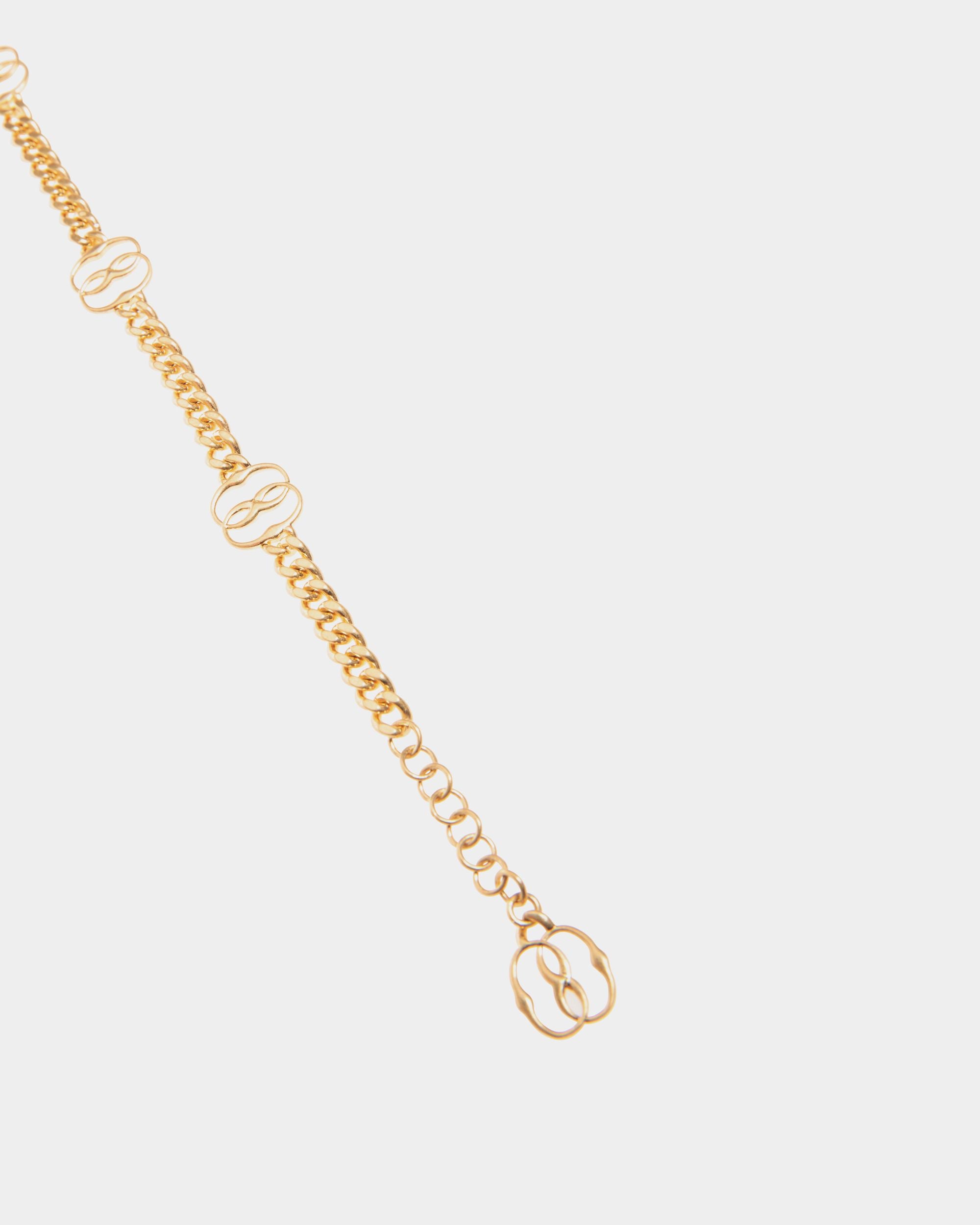 Emblem Bracelet in Gold Eco Brass - Women's - Bally - 02