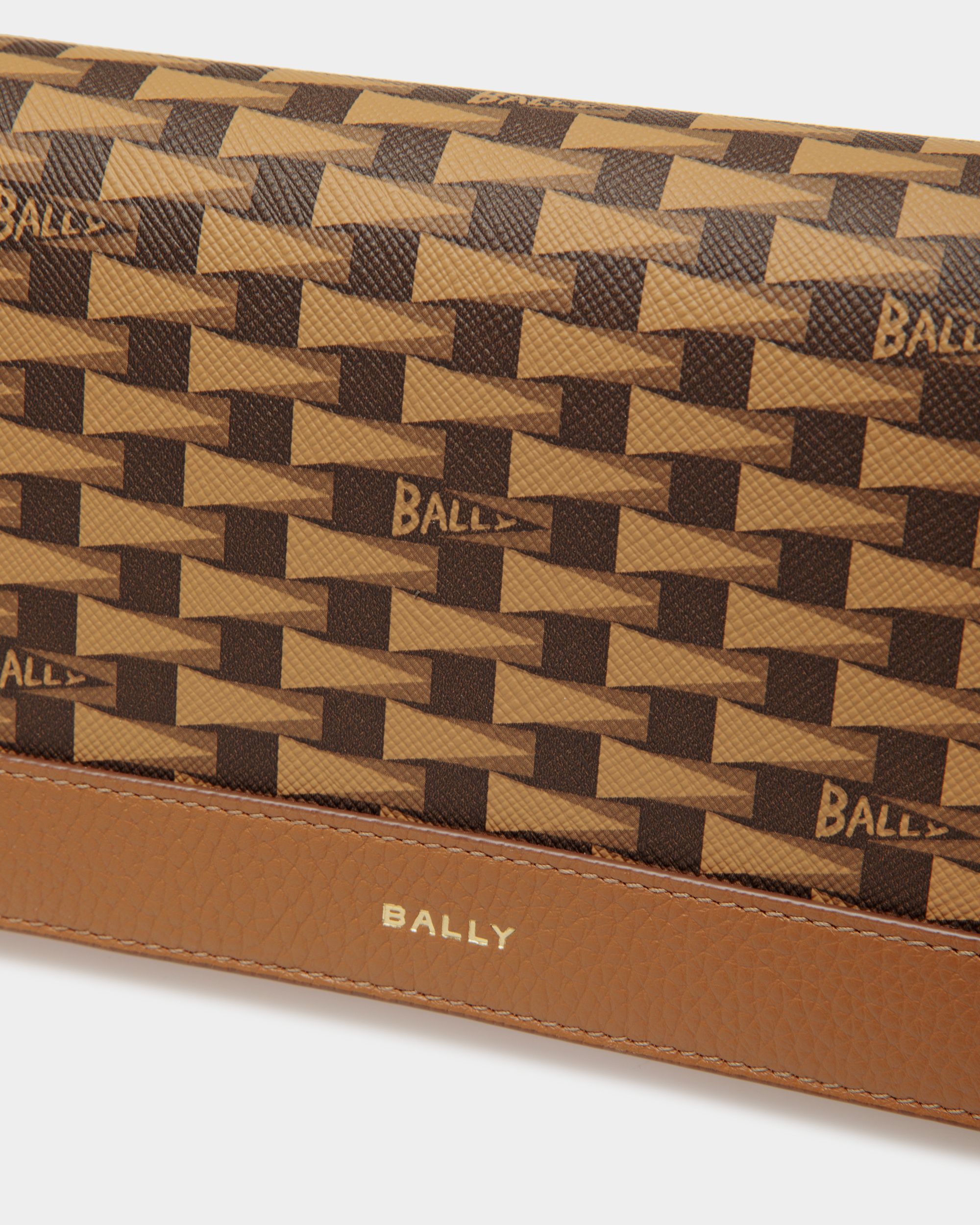 Pennant Continental Wallet In Desert TPU - Women's - Bally - 04