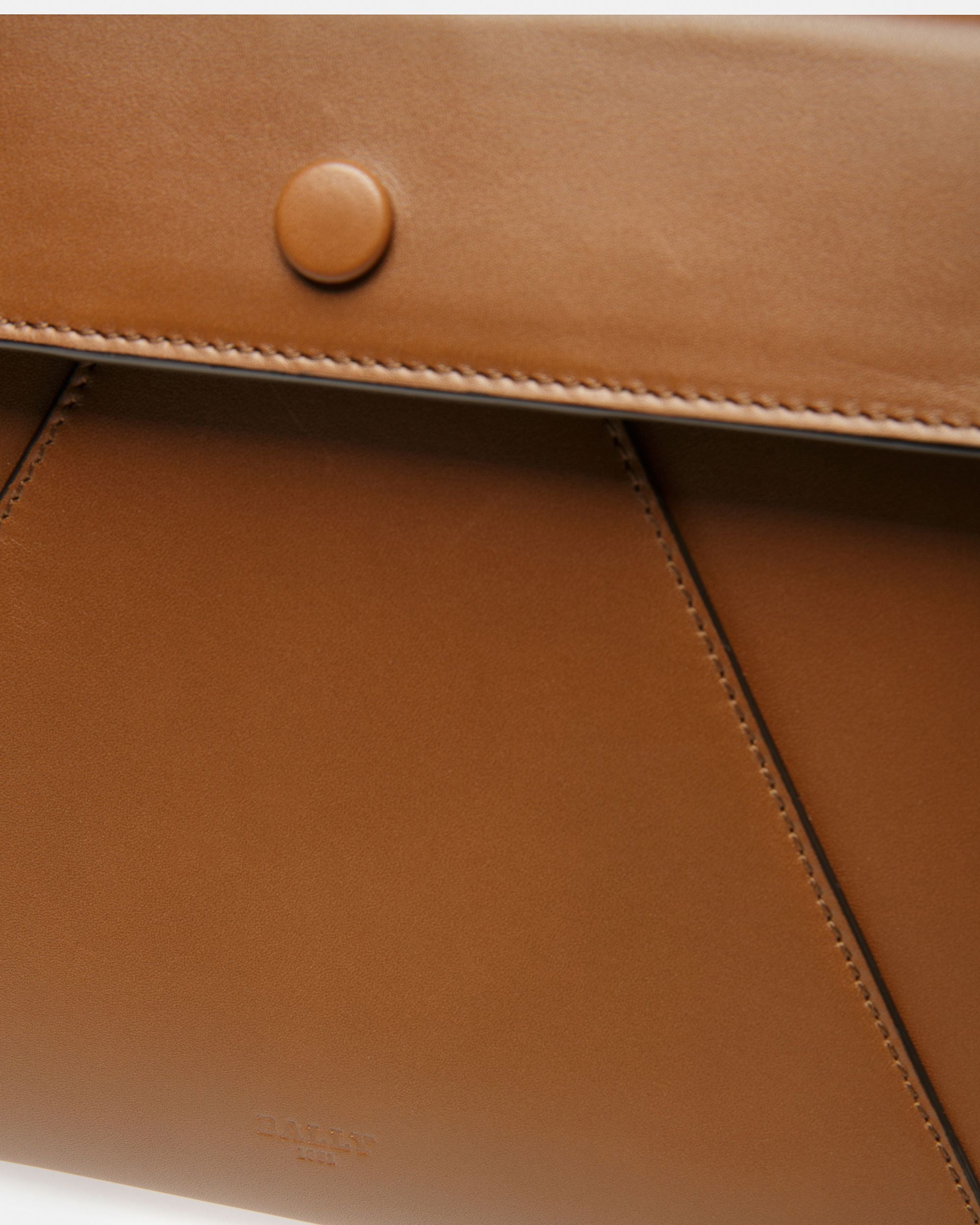 Annia Leather Minibag In Brown - Women's - Bally - 04