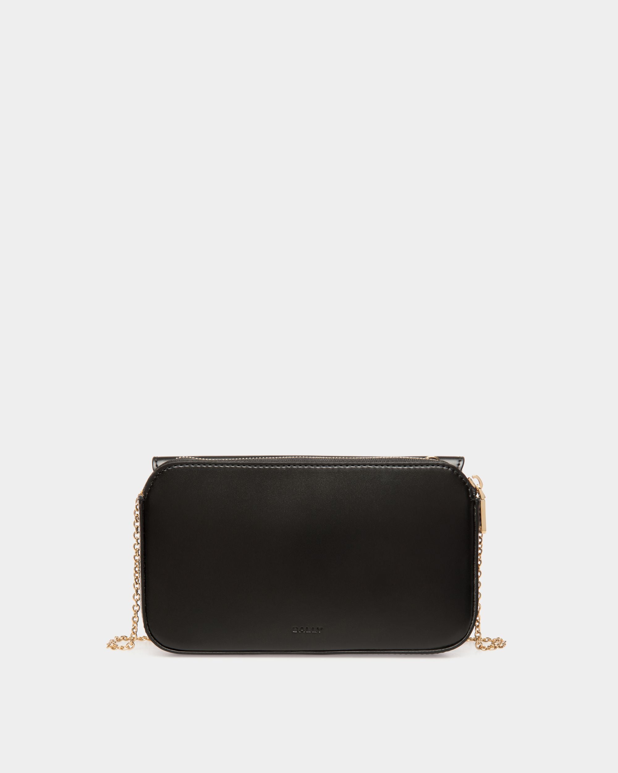 Ollam Phone Wallet in Black Leather - Women's - Bally - 02