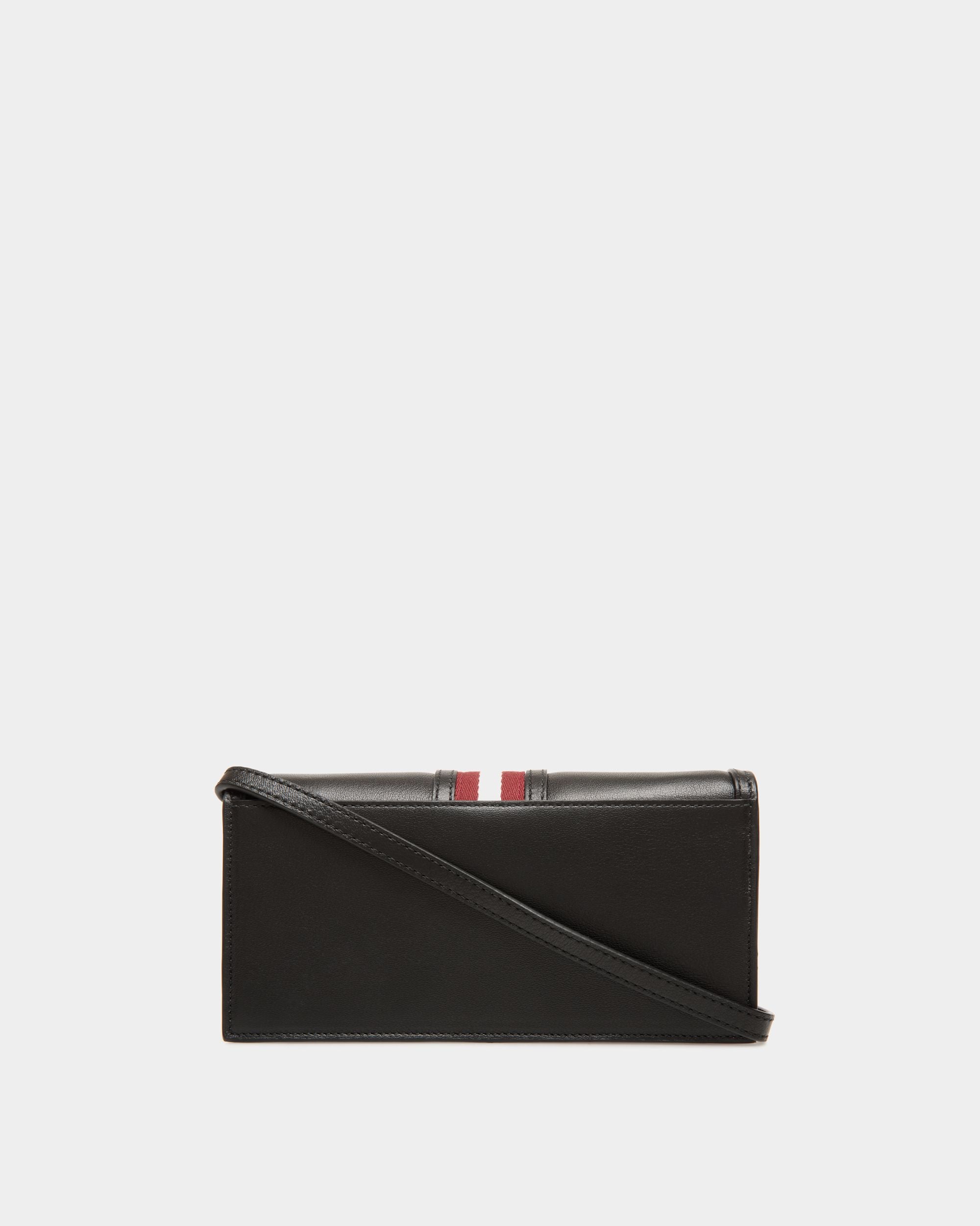 Code Phone Wallet in Black Leather - Women's - Bally - 02