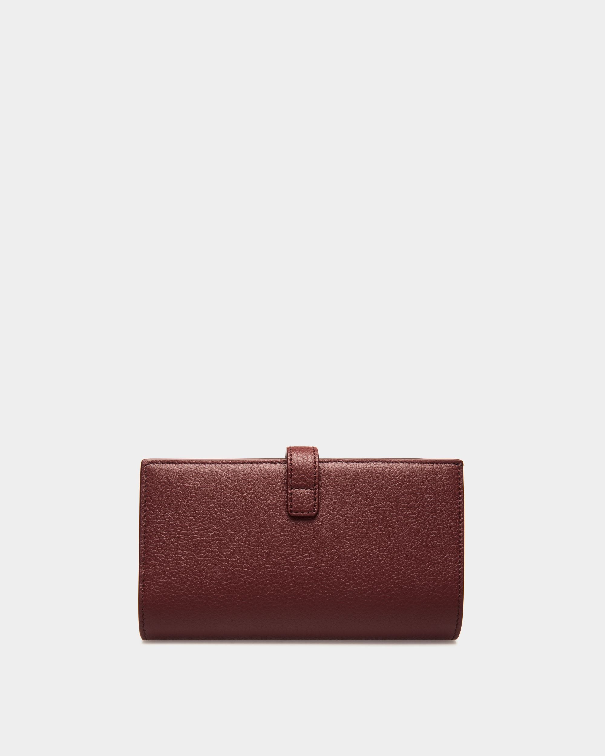Lock Me Long Wallet In Andorra Grained Leather - Women's - Bally - 02