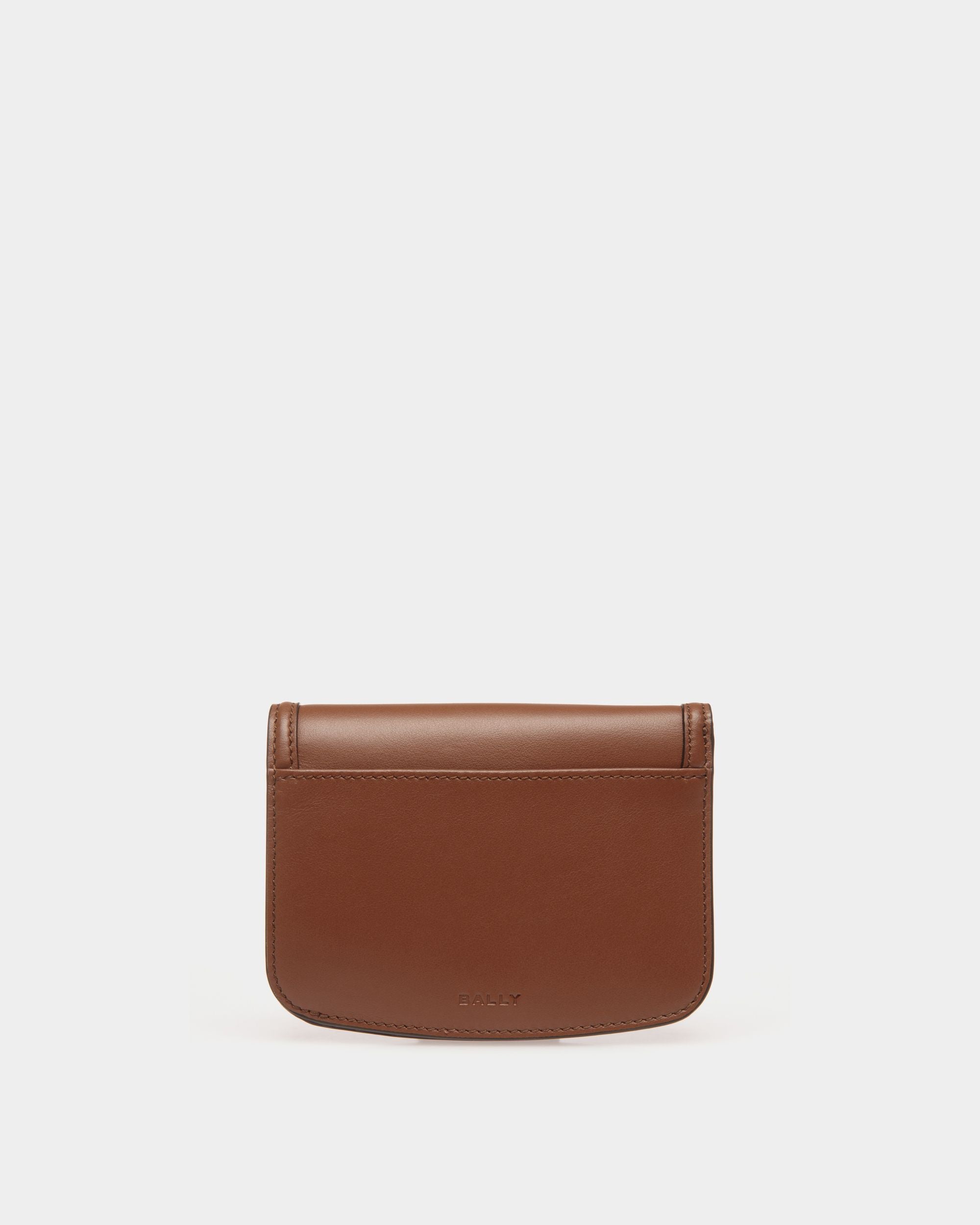 Deco Wallet in Brown Leather - Women's - Bally - 02