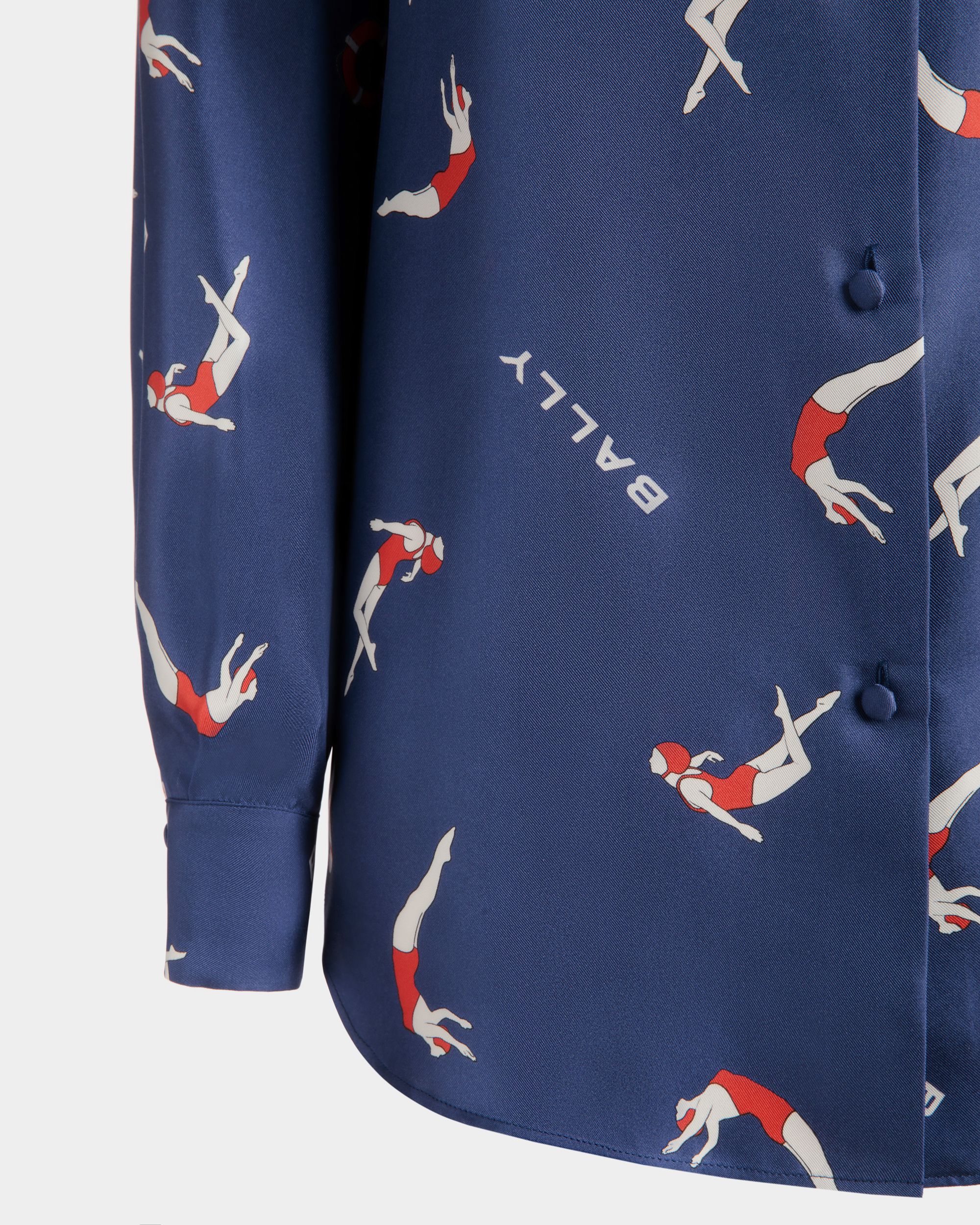 Printed Shirt in Silk - Women's - Bally - 02