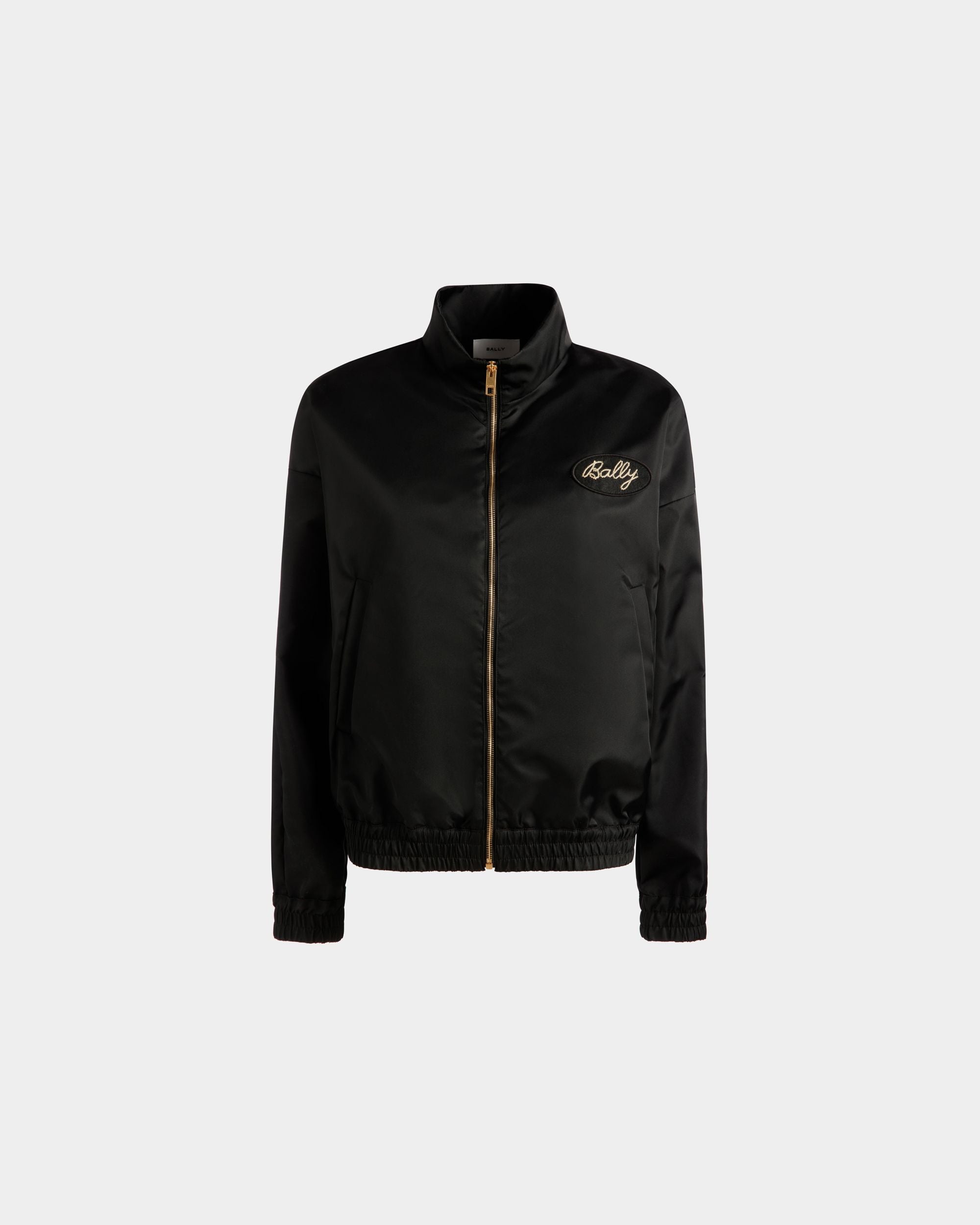 Bomber Jacket in Black Nylon - Women's - Bally - 01