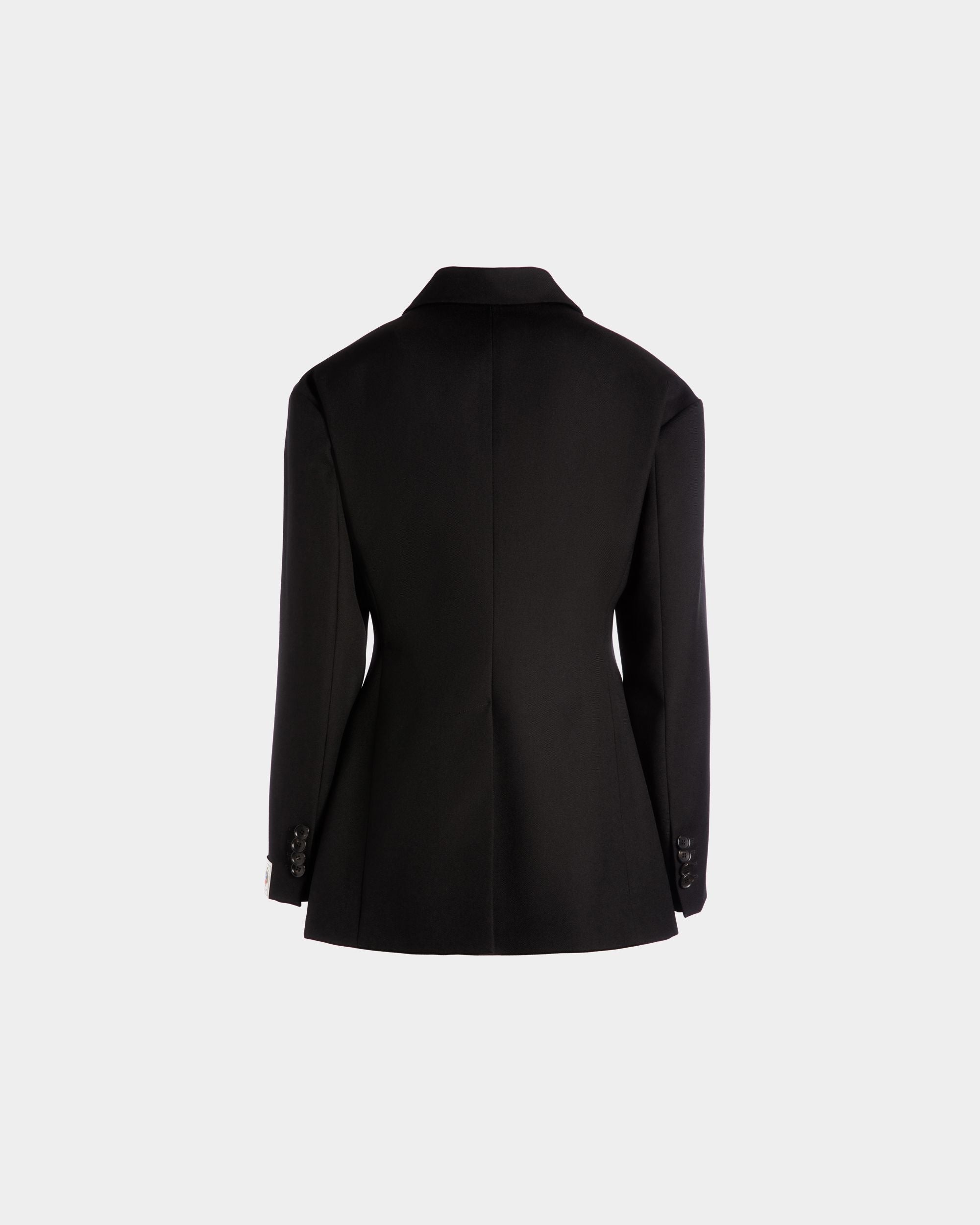 Blazer In Black Wool - Women's - Bally - 07