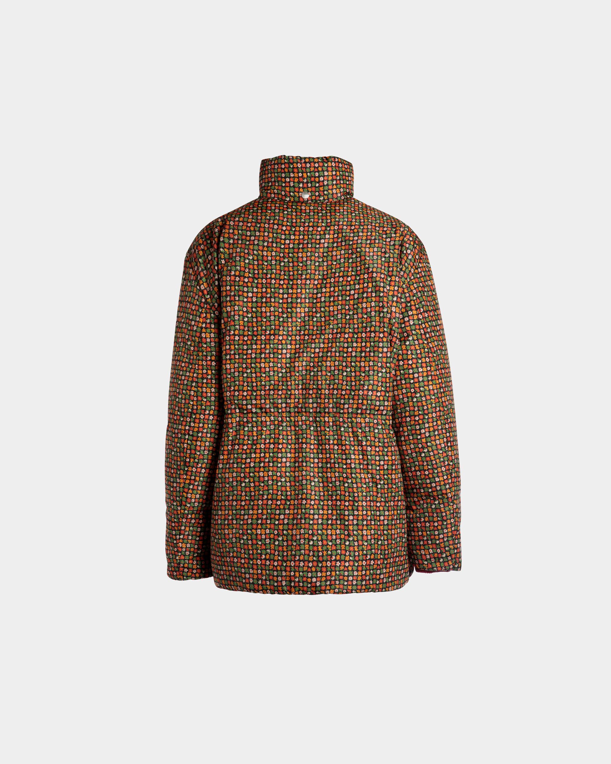 Winter Capsule Puffer Jacket With Alpine Flowers in Multicolor Recycled Nylon - Women's - Bally - 07