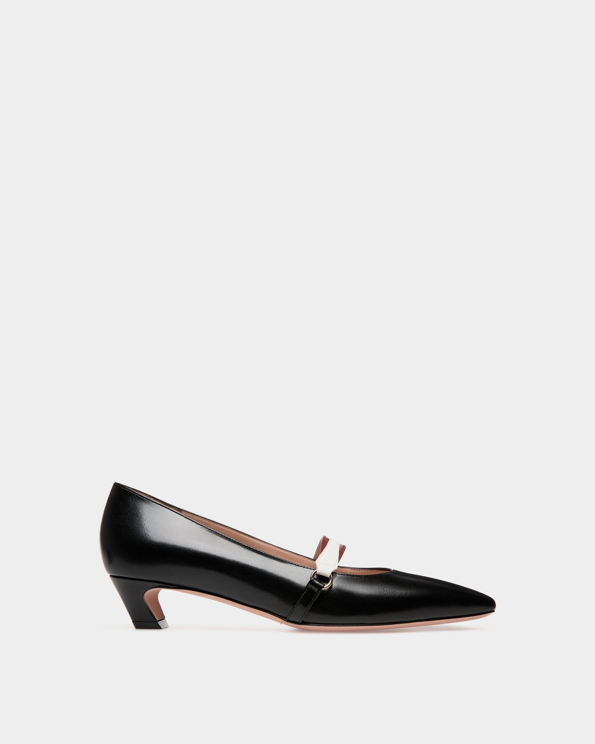 Sylt Pump In Black Nappa Leather - Women's - Bally - 01