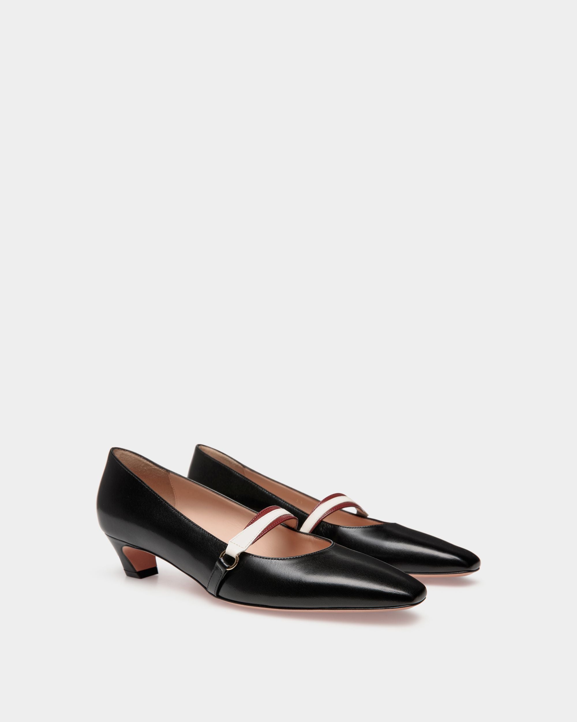 Sylt Pump In Black Nappa Leather - Women's - Bally - 02