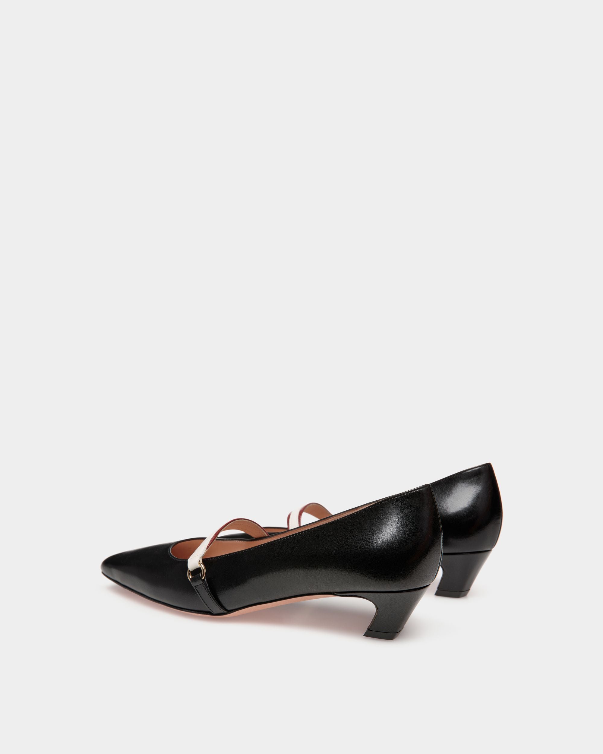 Sylt Pump In Black Nappa Leather - Women's - Bally - 03