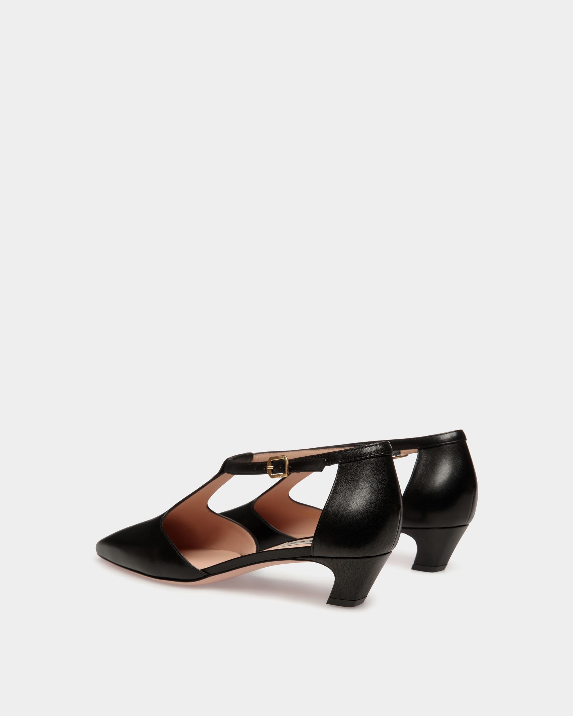 Sylt Pump in Black Leather - Women's - Bally - 04