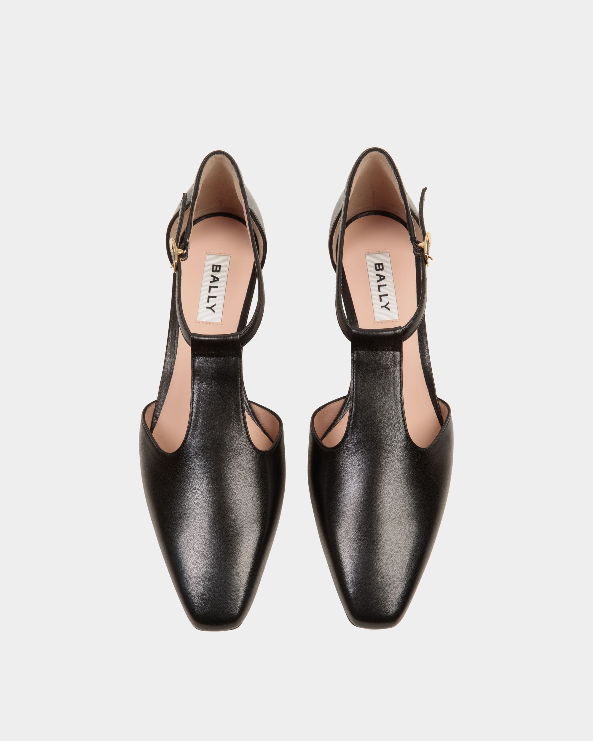 Sylt Pump in Black Leather - Women's - Bally - 05